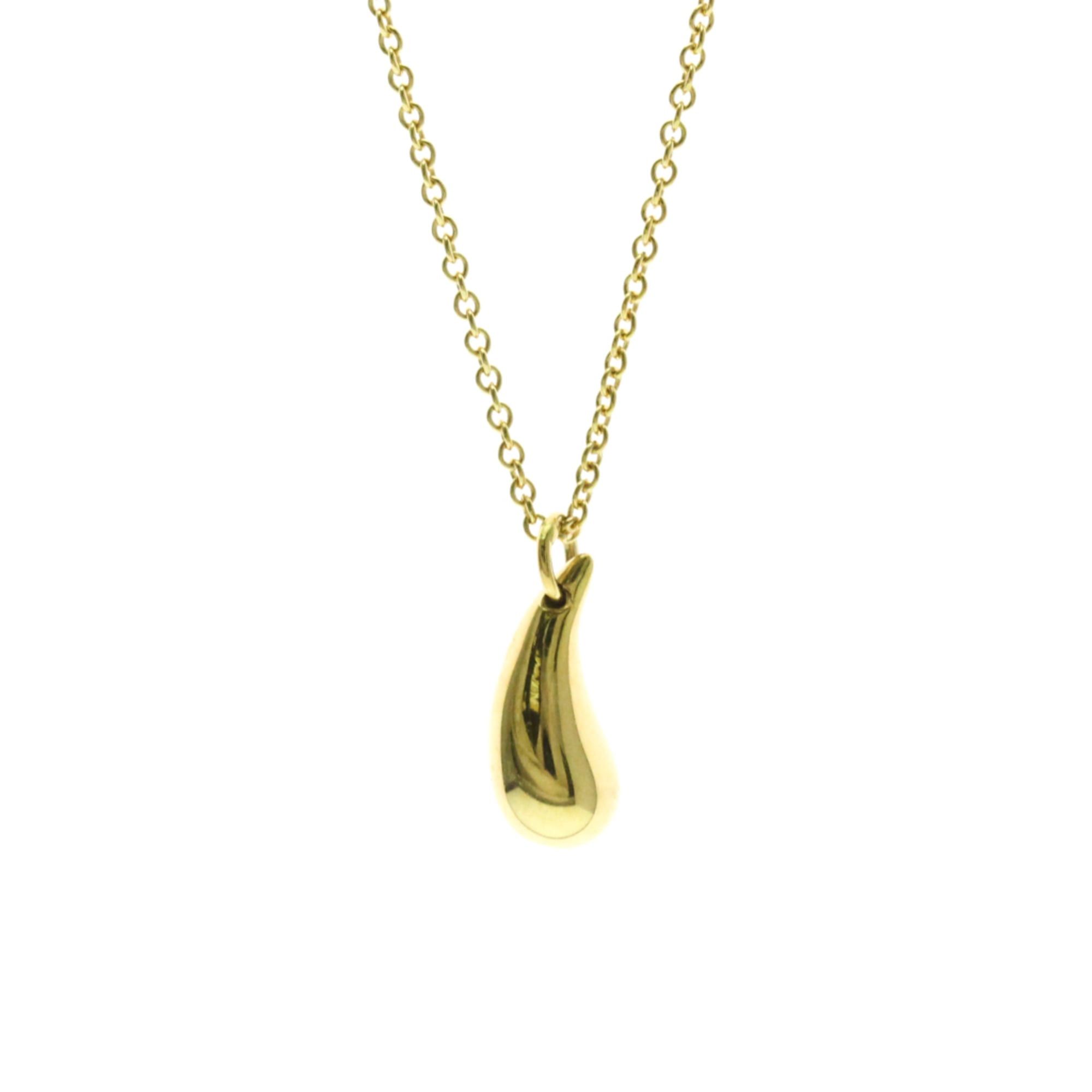 Tiffany & Co. Tiffany Teardrop Necklace Yellow Gold (18K) No Stone Men,Women Fashion Pendant Necklace (Gold) Size ONE SIZE - 1 Thumbnail