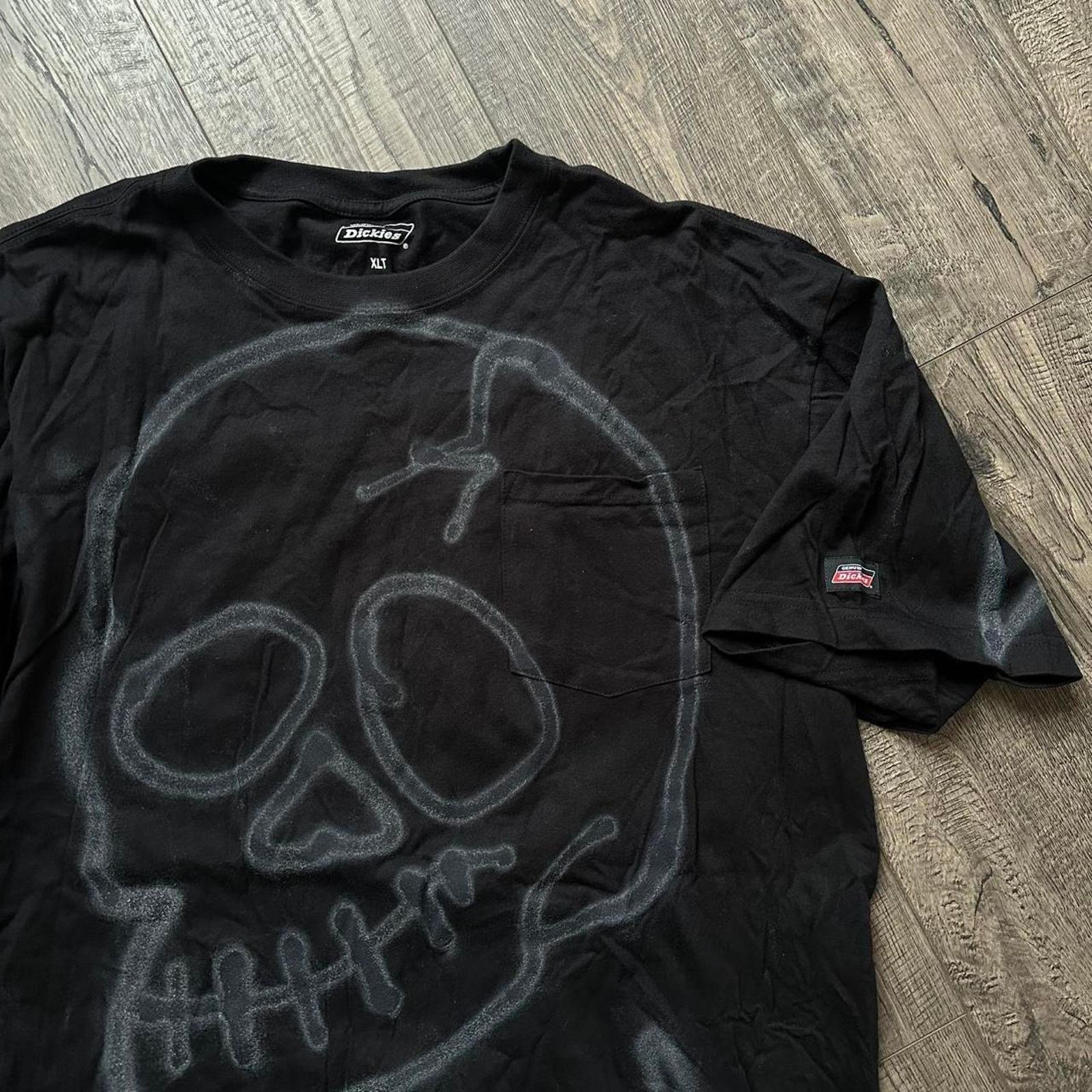 Dickies Y2K Dickies Wire Grunge Skull Tattoo Flames Skate Tee Size US XL / EU 56 / 4 - 4 Thumbnail