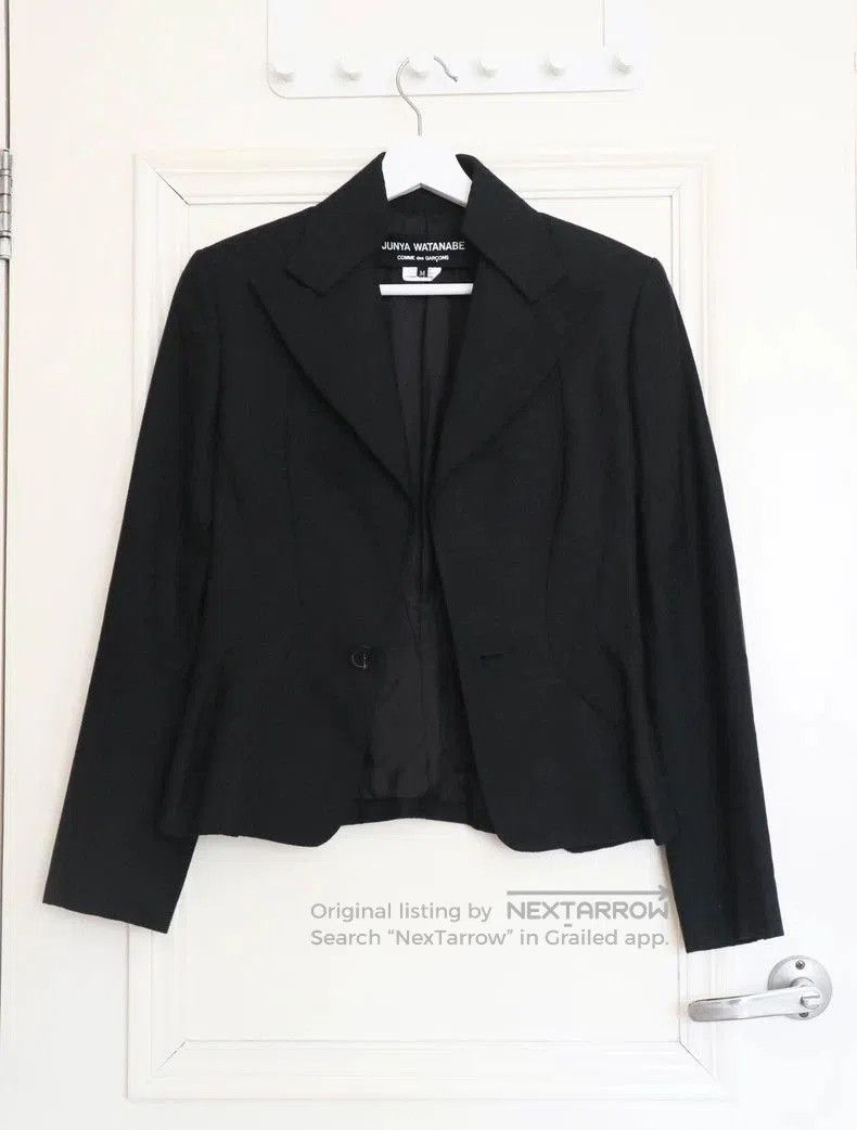 Junya Watanabe Junya Watanabe Black Silk Blazer Size US M / EU 48-50 / 2 - 1 Thumbnail