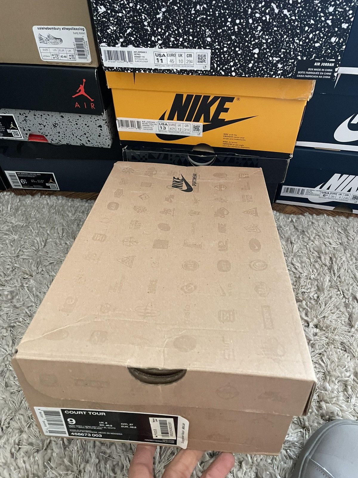 Nike Nike Court Tour Grey/Blue Size US 9 / EU 42 - 10 Thumbnail