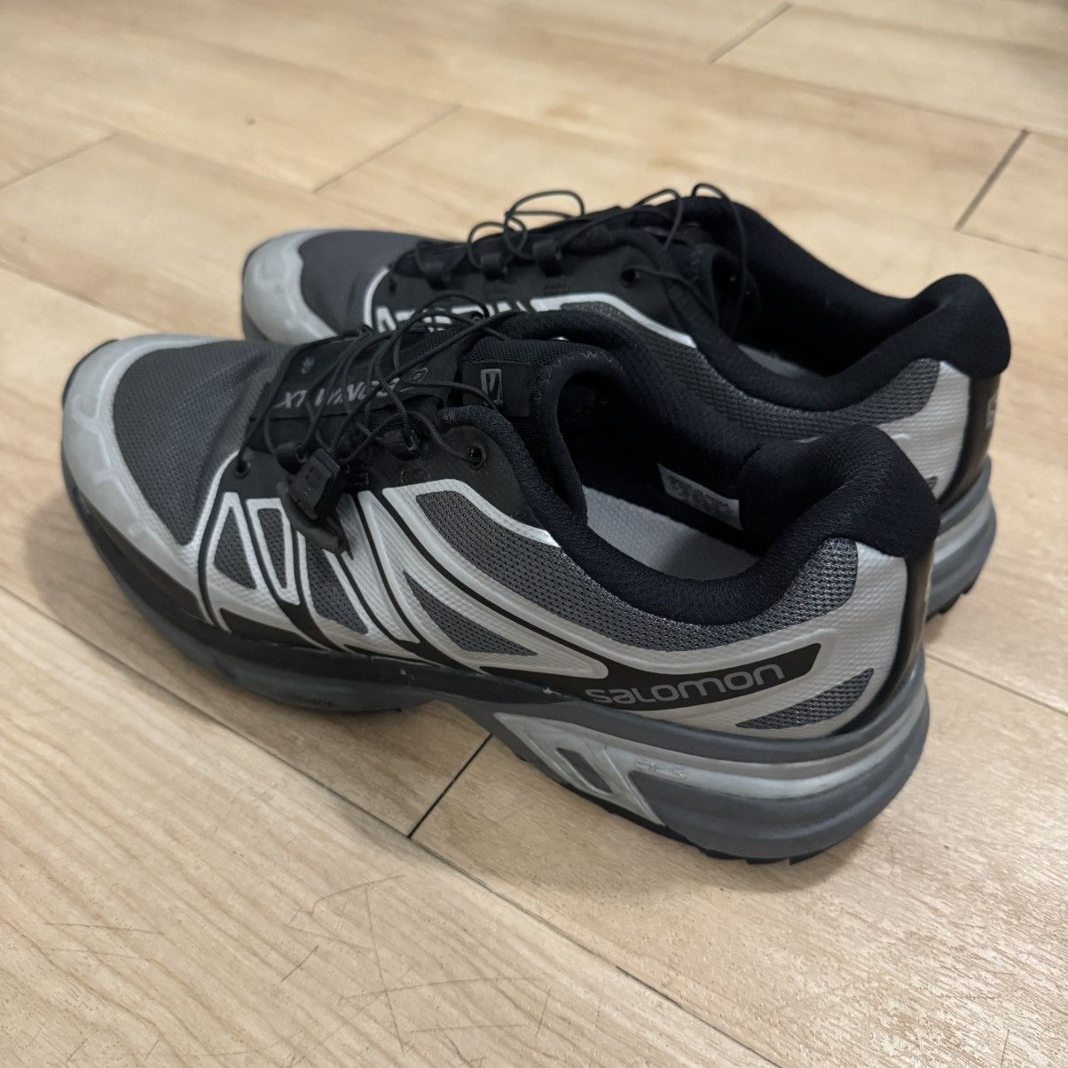 Salomon Black and silver Saloman XT Wings 2 Size US 11.5 / EU 44-45 - 2 Thumbnail