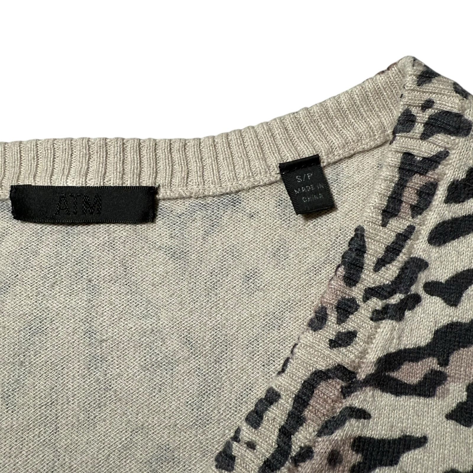 ATM Anthony Thomas Melillo ATM Anthony Thomas Melillo Sweater Leopard Print Size mall Size S / US 4 / IT 40 - 3 Thumbnail