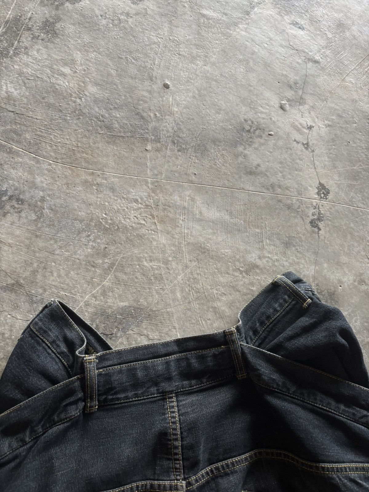 Frapbois FRAPBOIS doublewaist experimental jeans japanese punk gothic Size US 32 / EU 48 - 18 Thumbnail