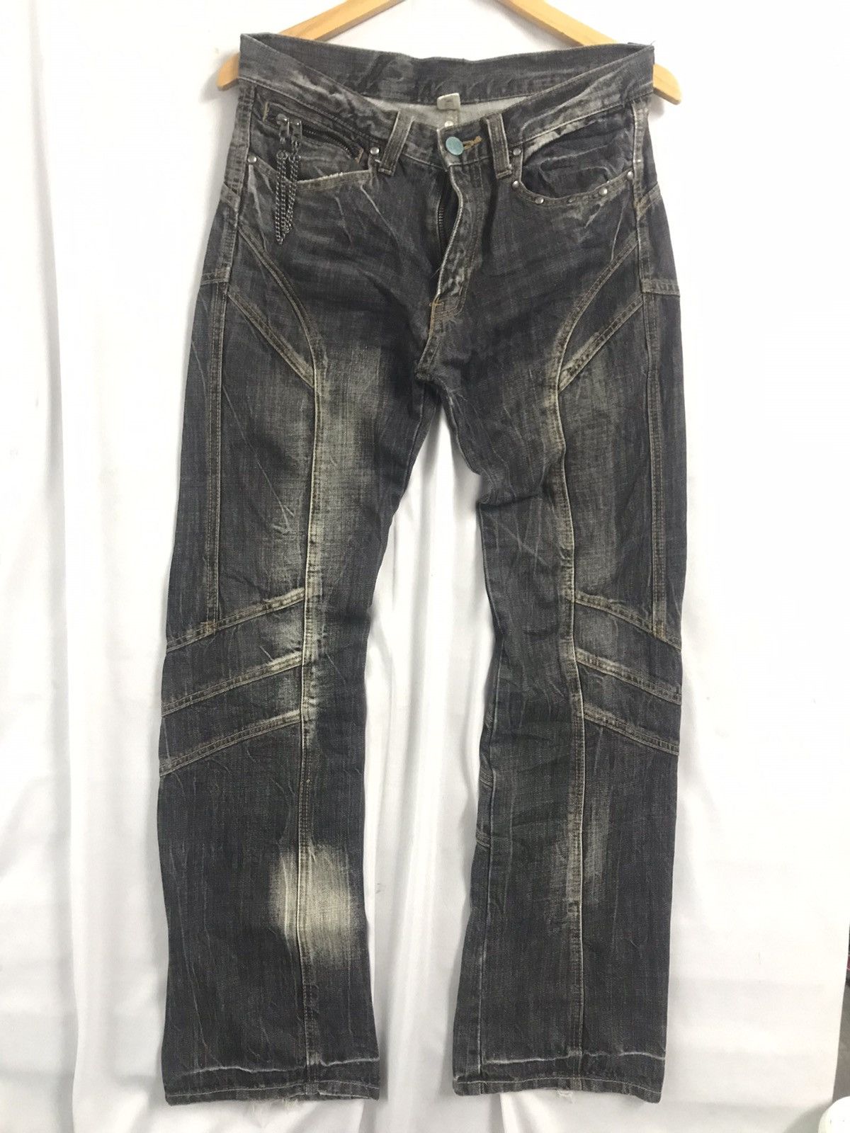 Japanese Brand DAILY NEWS - Flare Jeans Size US 31 - 1 Thumbnail
