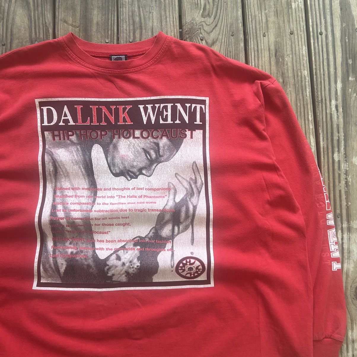 Rap Tees × Vintage Vintage 90s Da Link Went Hip Hop Holocaust L/S T-Shirt Size US XXL / EU 58 / 5 - 2 Thumbnail