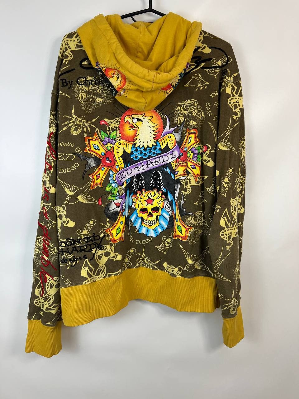 Ed Hardy ED HARDY BY CHRISTIAN AUDIGIER ZIP HOODIE EAGLE TATTOO XL Size US XL / EU 56 / 4 - 2 Thumbnail
