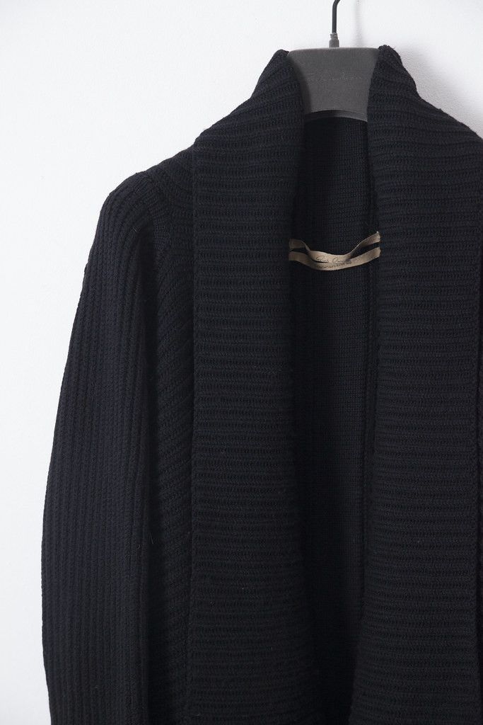 Rick Owens AW03 merino wool cardigan Size M / US 6-8 / IT 42-44 - 2 Thumbnail
