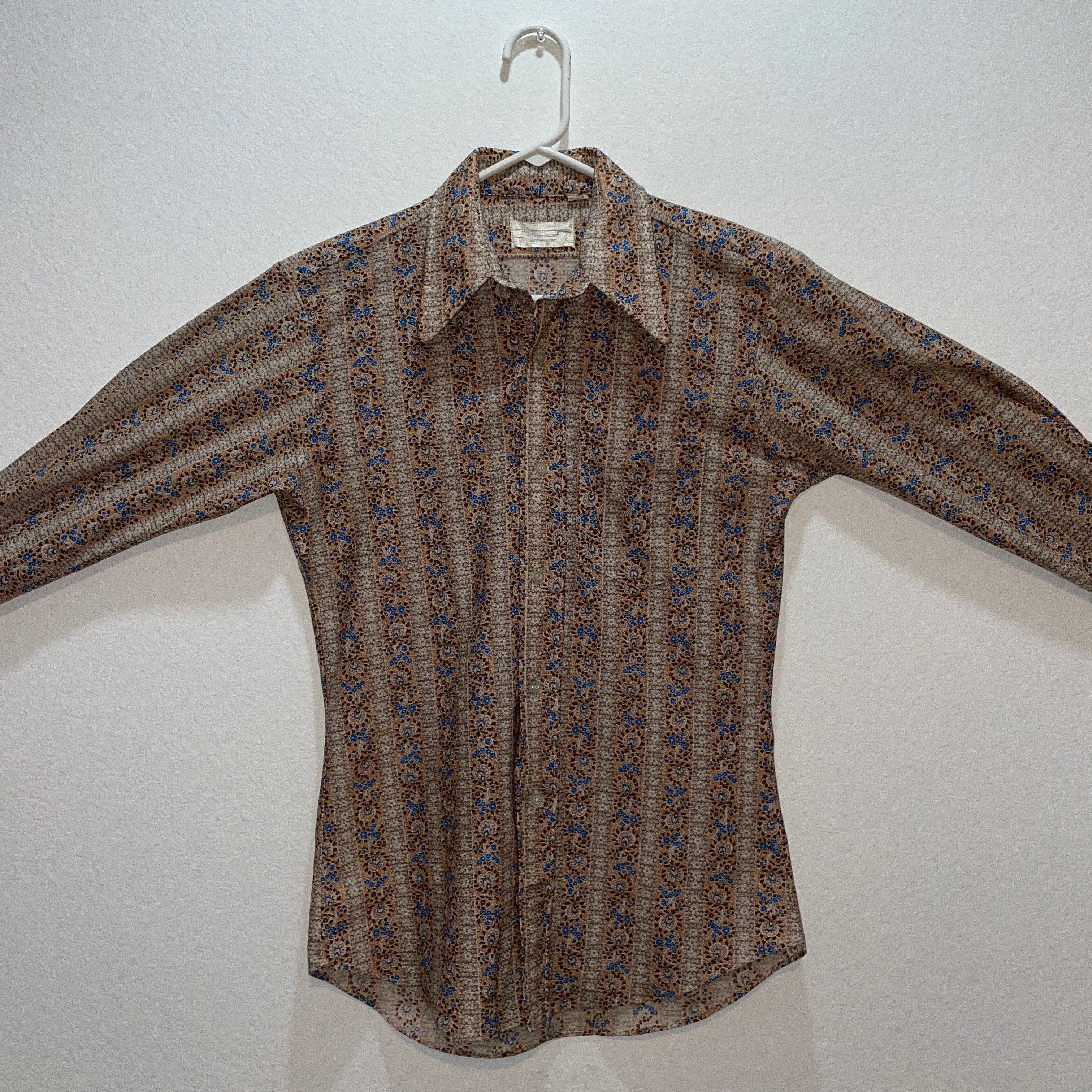 Other Woodstock Style Mine-Toki USA Fashion long sleeve button up Size US M / EU 48-50 / 2 - 1 Thumbnail