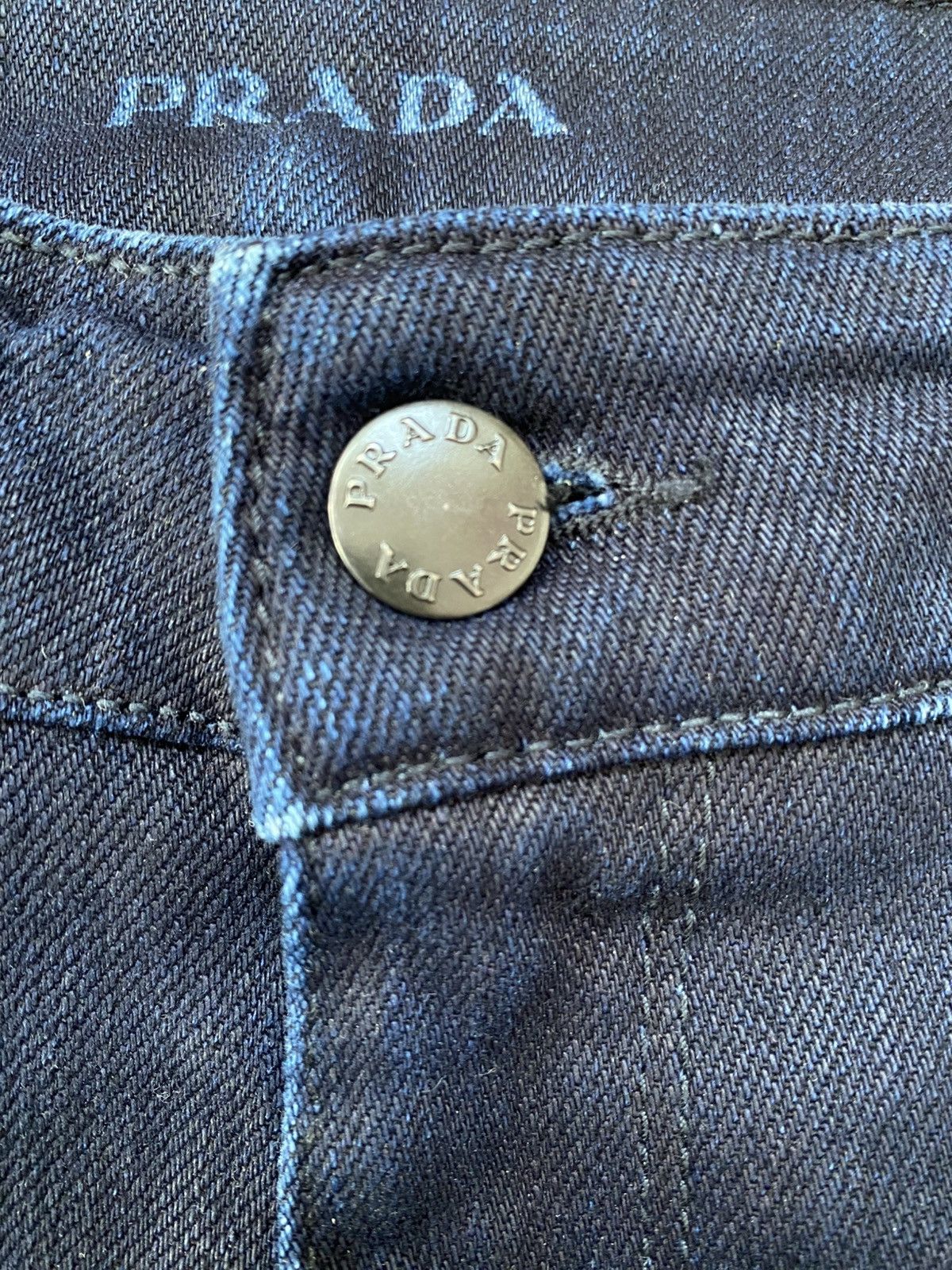 Prada PRADA Contour Fit Dark Blue Stretch Jeans Size 27 Size 27" / US 4 / IT 40 - 13 Thumbnail