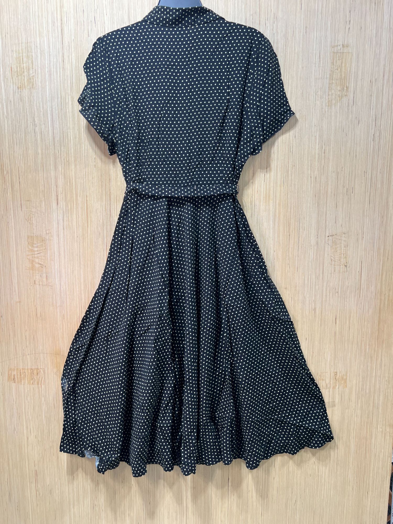 Chaps Chaps- Women's Casual Bohemian Midi Dress V-Neck With Wavy S Size L / US 10 / IT 46 - 3 Thumbnail