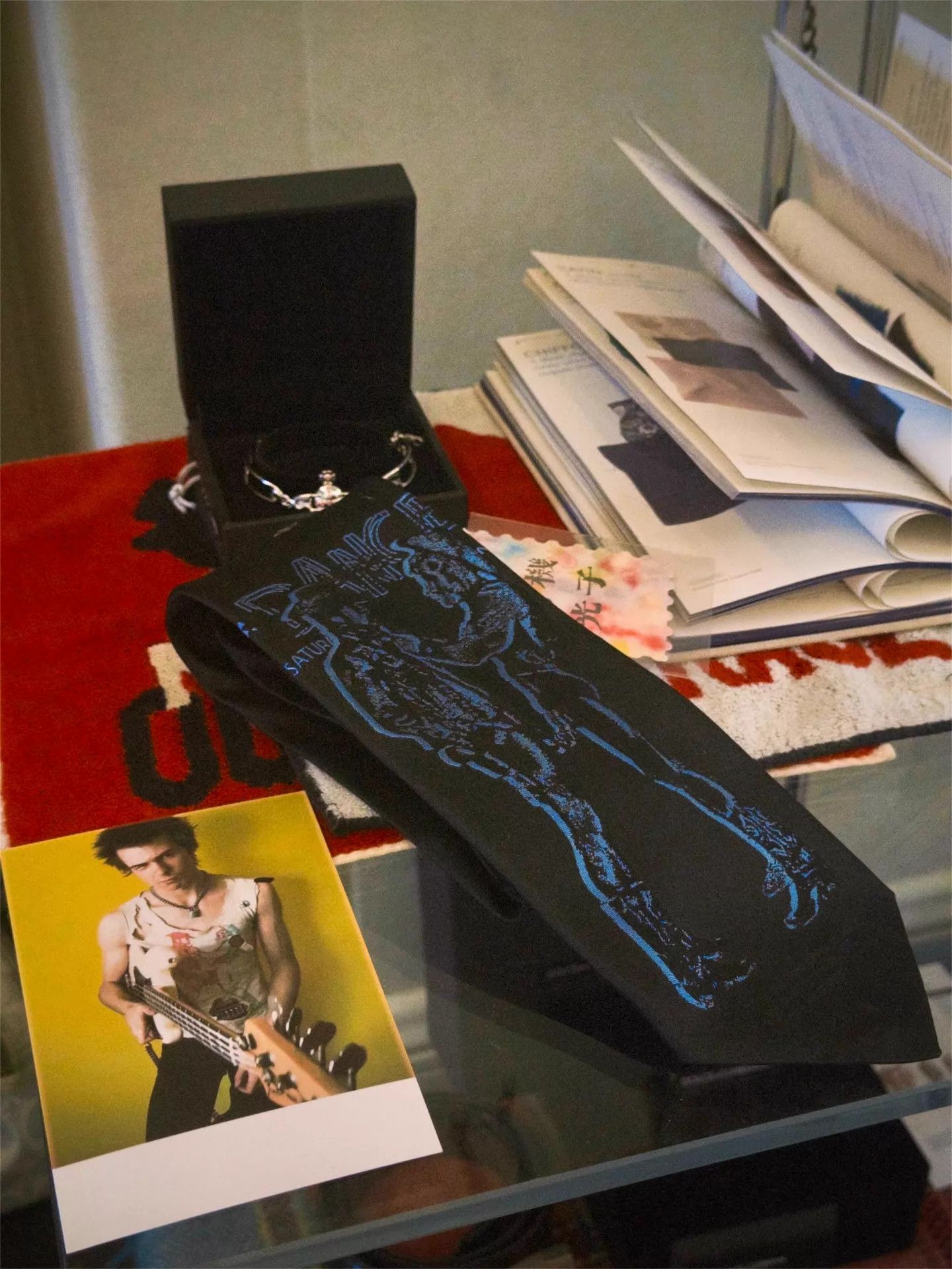Vivienne Westwood VW x Tom Two Cowboys Printed Tie (LTD, ARCH, NR) Size ONE SIZE - 2 Thumbnail