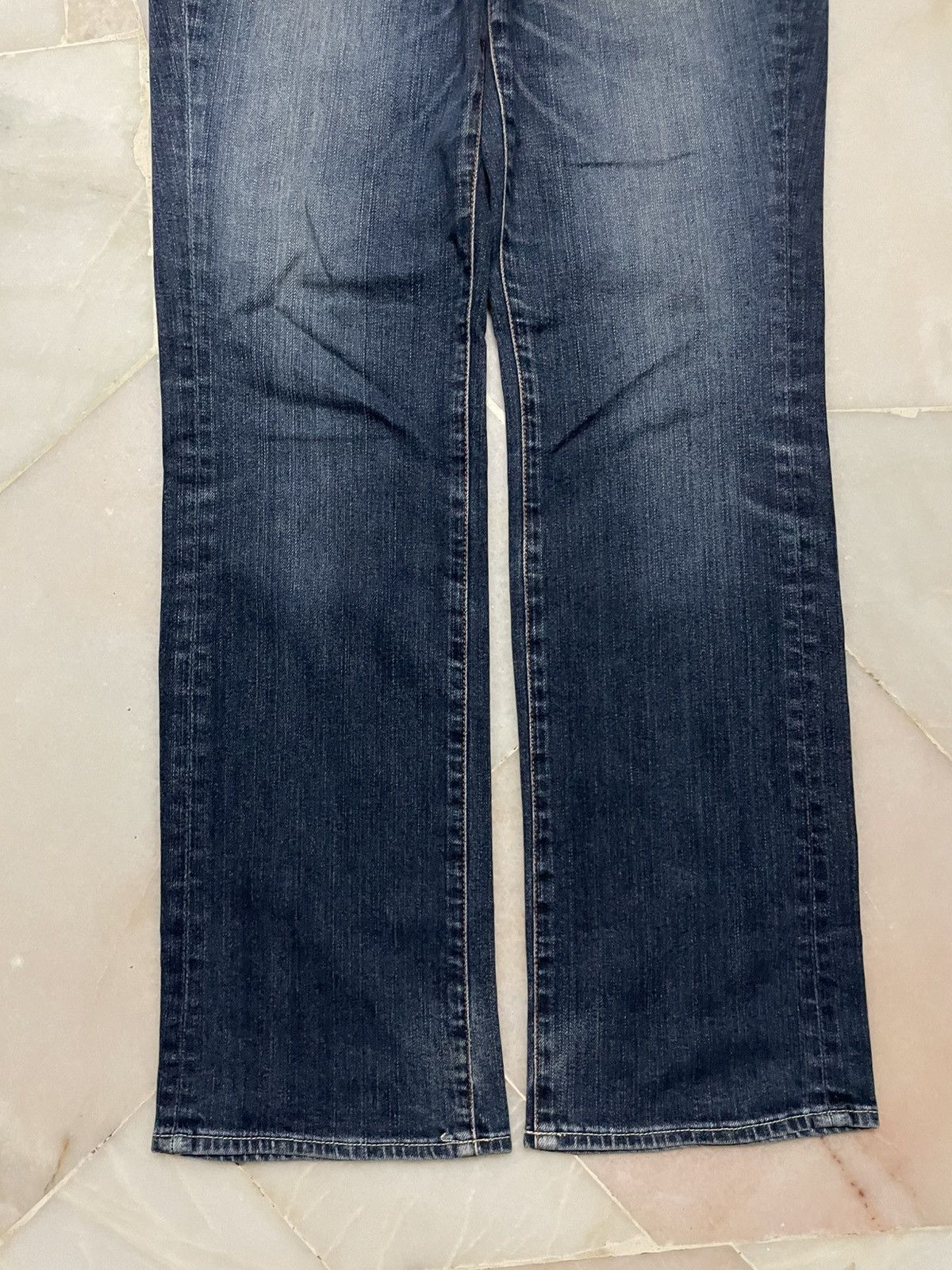 Japanese Brand 💥Flare💥Vintage Japanese Flared Jeans Mudwash Style Size 30" / US 8 / IT 44 - 6 Thumbnail