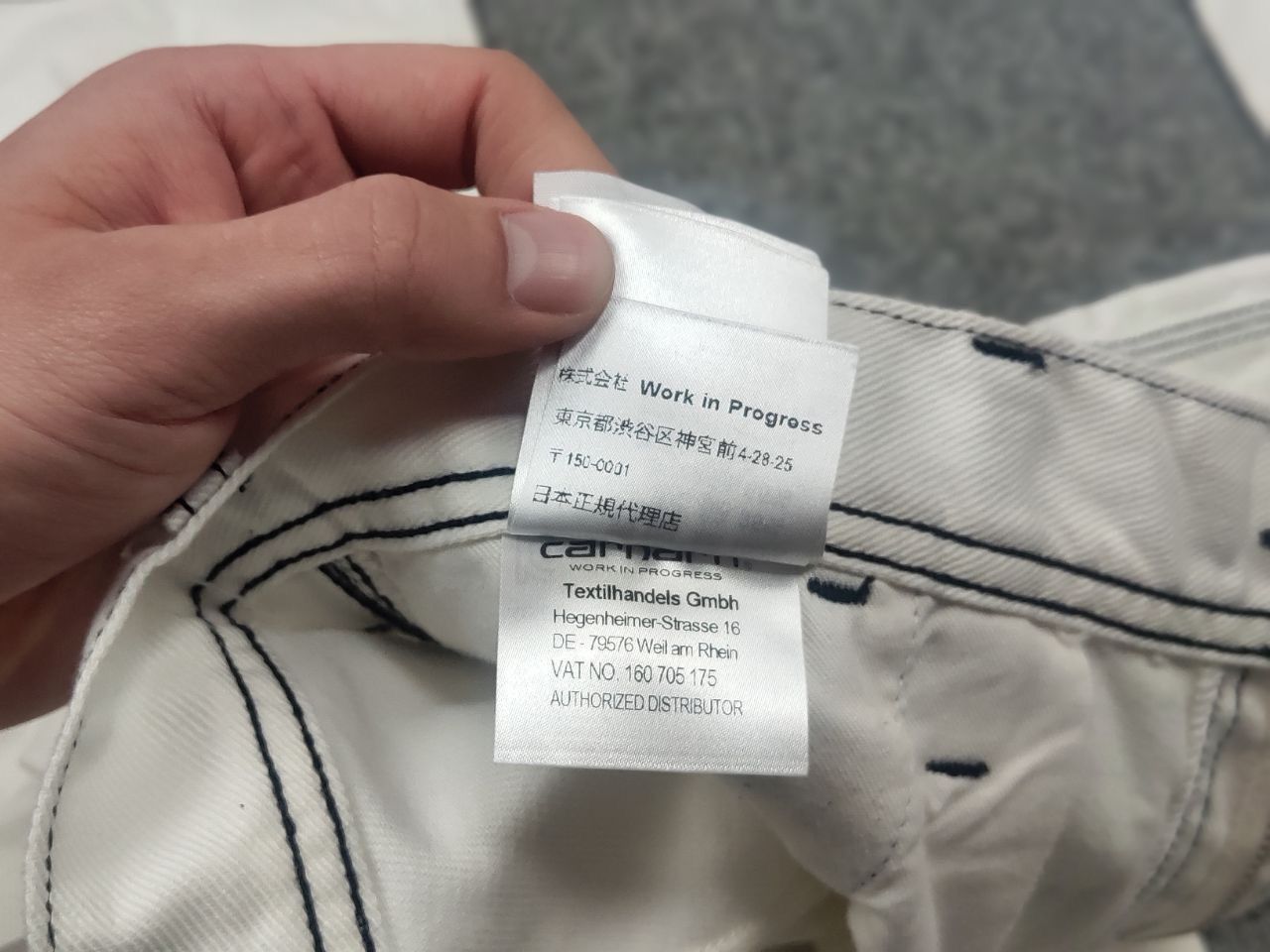 Carhartt Wip Carhartt Wip Chalk White Canvas Trouser Pants Vintage Style Size US 32 / EU 48 - 14 Thumbnail