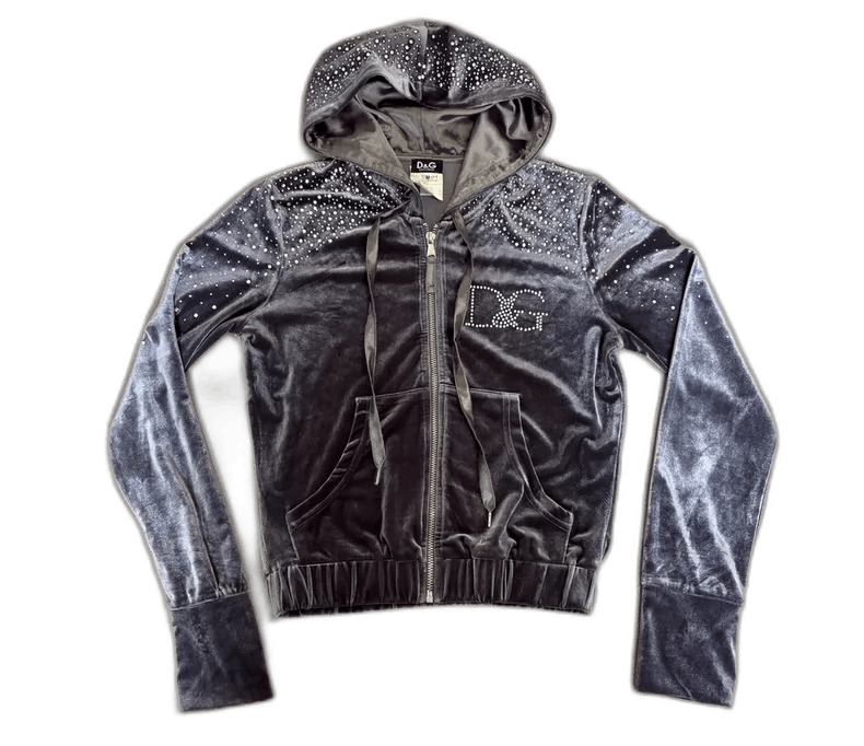 Dolce & Gabbana Dolce&Gabbana Vintage Velvet Hoodie Jacket Size US M / EU 48-50 / 2 - 1 Thumbnail