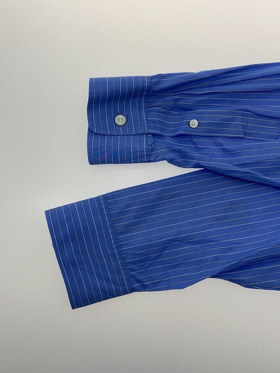 Auralee Blue Cotton Suvin High Count Cloth Stripe Size US XXL / EU 58 / 5 - 6 Thumbnail