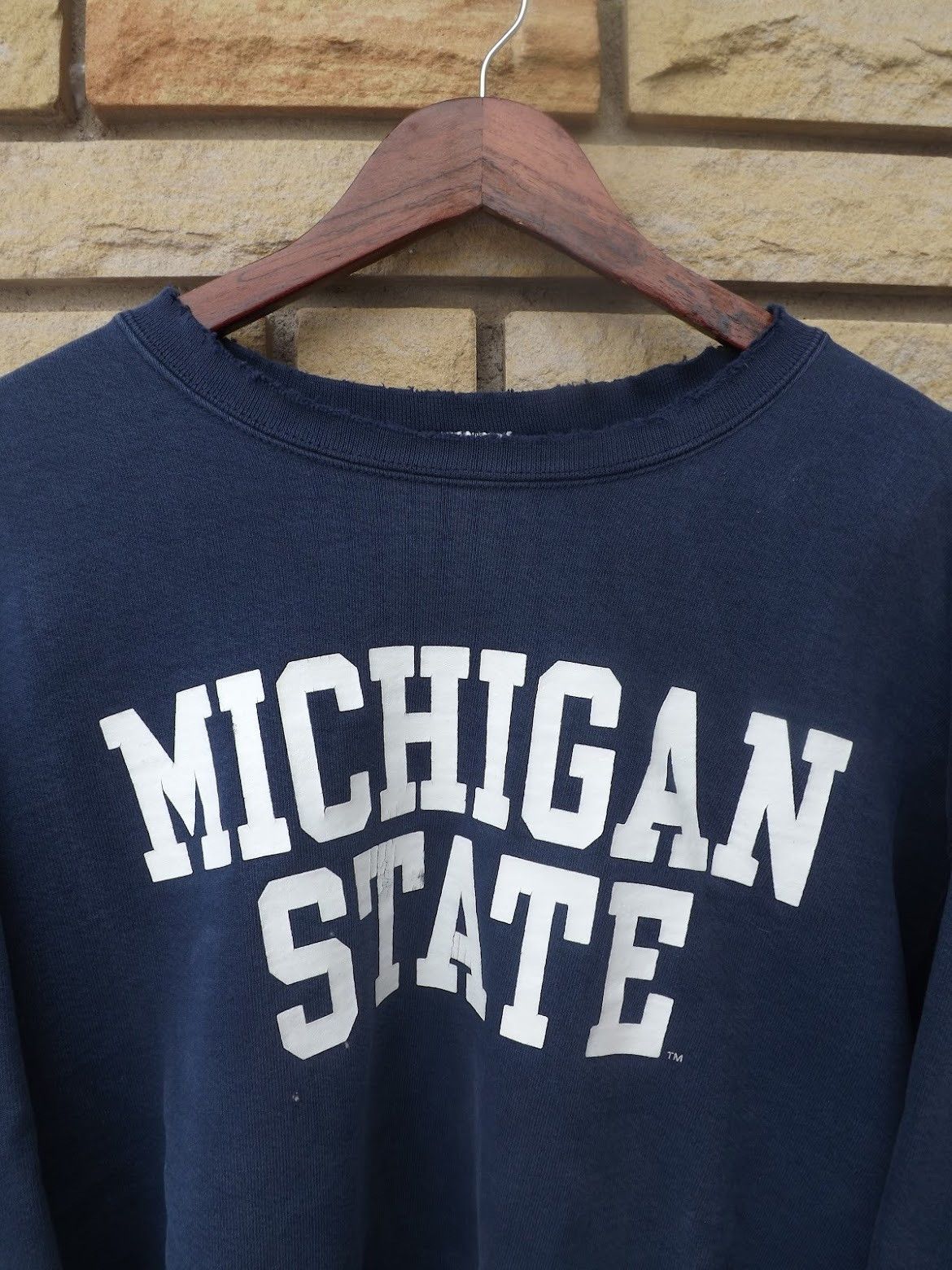 Fruit Of The Loom Vintage Michigan State University Crewneck Sweatshirt Size US XL / EU 56 / 4 - 2 Thumbnail