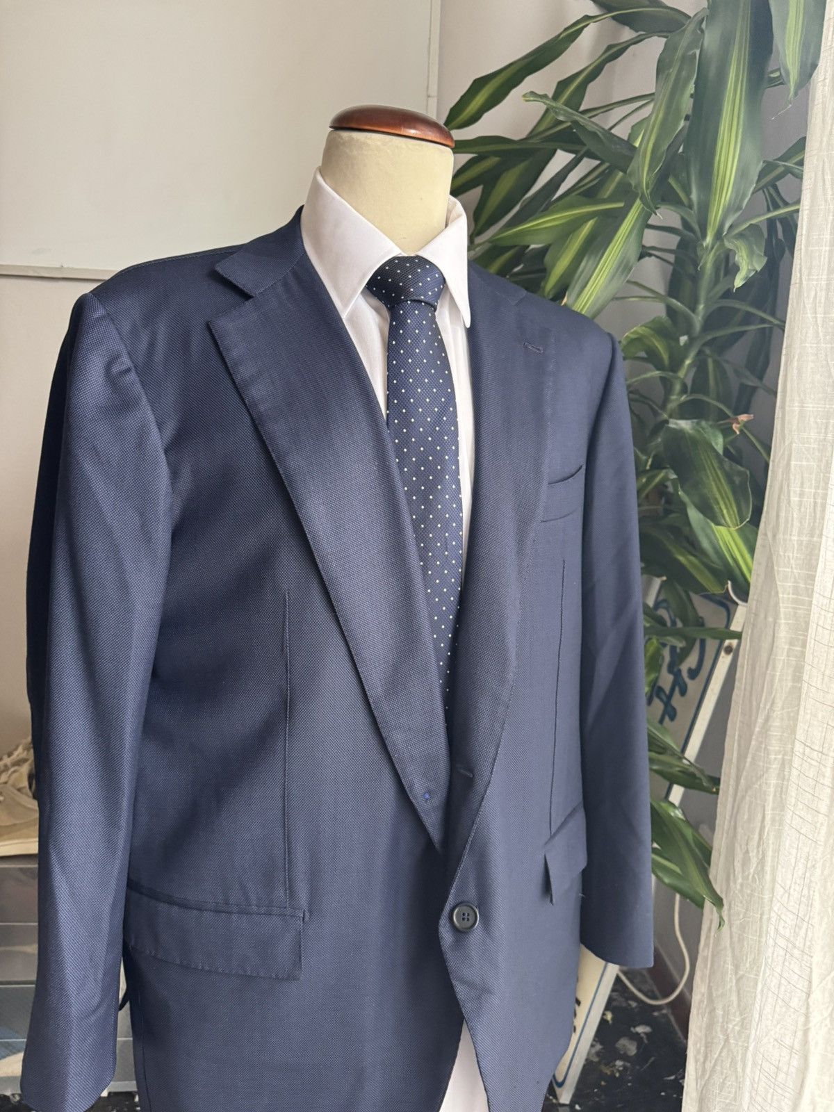 Loro Piana Loro piana suit 54 blue Size 54R - 1 Thumbnail