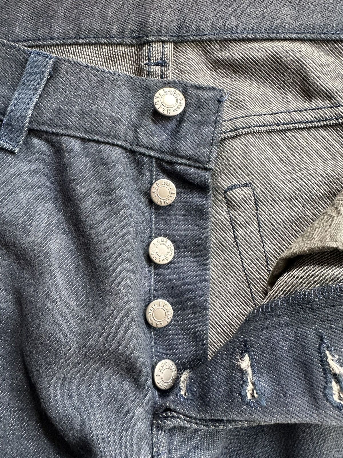 Helmut Lang Late 90's Helmut Lang overdyed faded denim Size US 32 / EU 48 - 5 Thumbnail