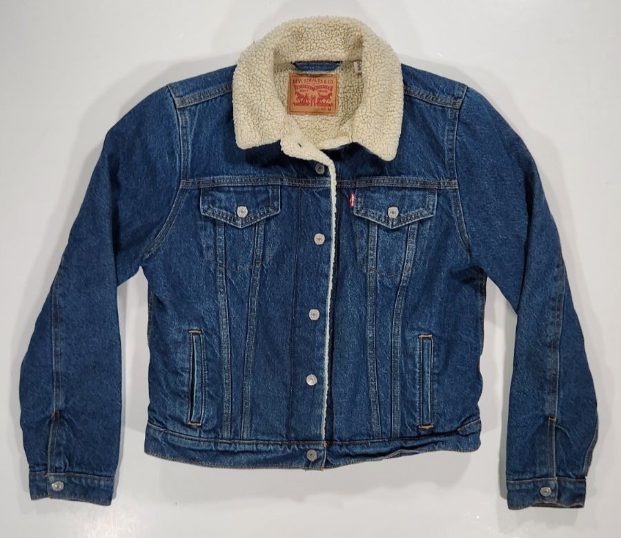 Other Levi's Sherpa Lined Denim Trucker Jacket Mid-2010s Women M Size M / US 6-8 / IT 42-44 - 1 Thumbnail