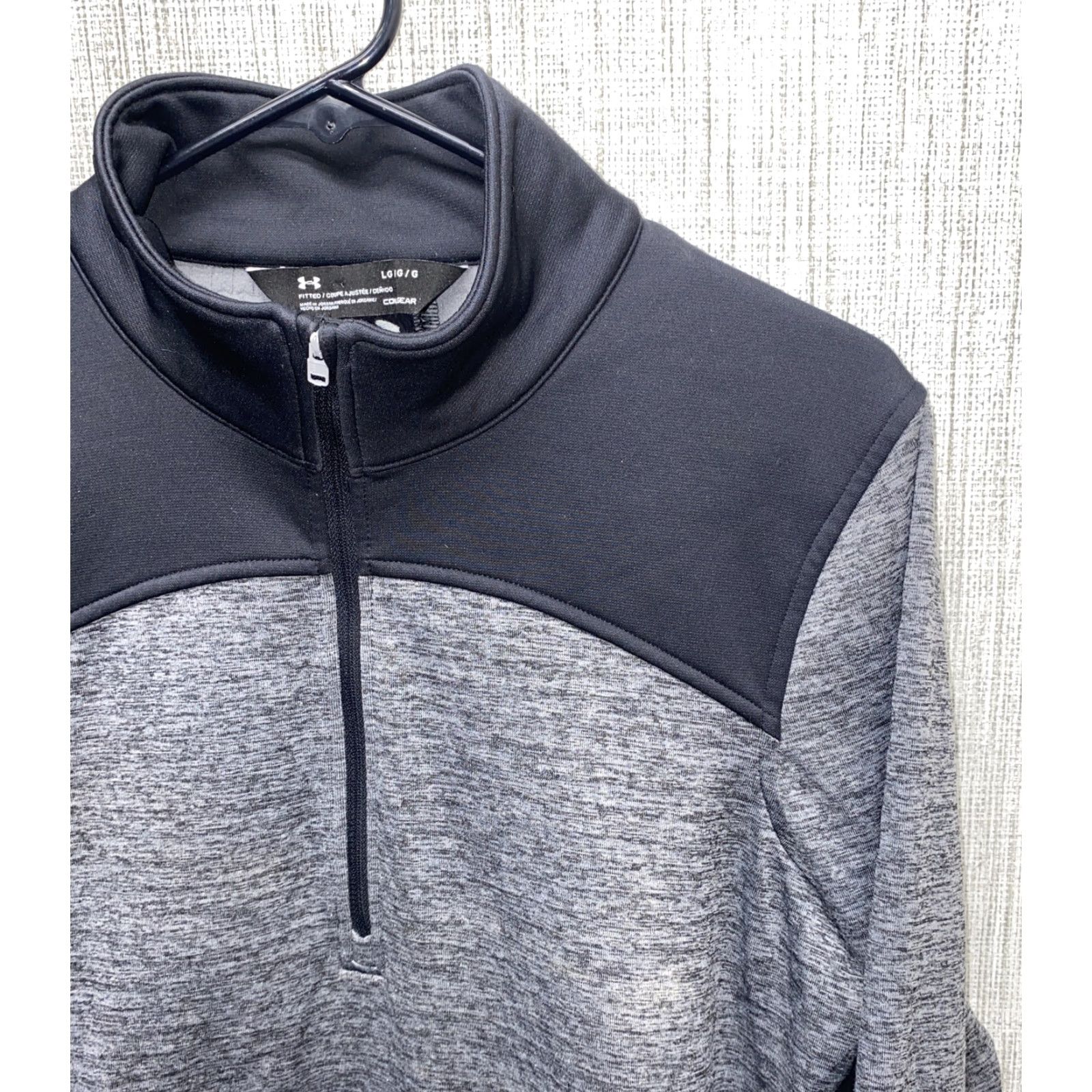 Under Armour Under Armour Jacket Women Size L 1/2 Zip Pullover Gray/Black Track Activewear Regular Size L / US 10 / IT 46 - 2 Thumbnail