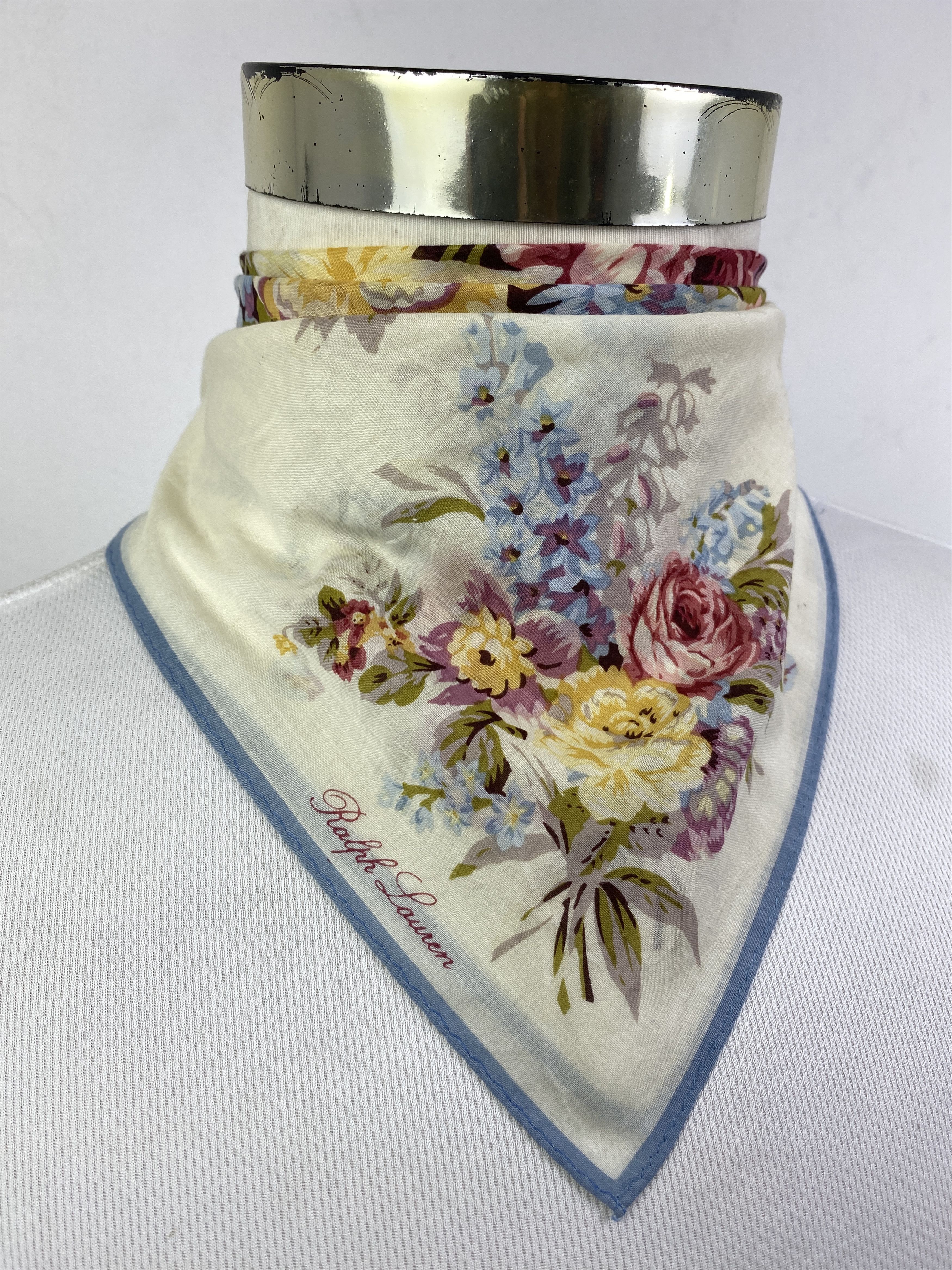 Ralph Lauren Vintage Ralph Lauren Handkerchief / Neckerchief HKC0985 Size ONE SIZE - 2 Thumbnail