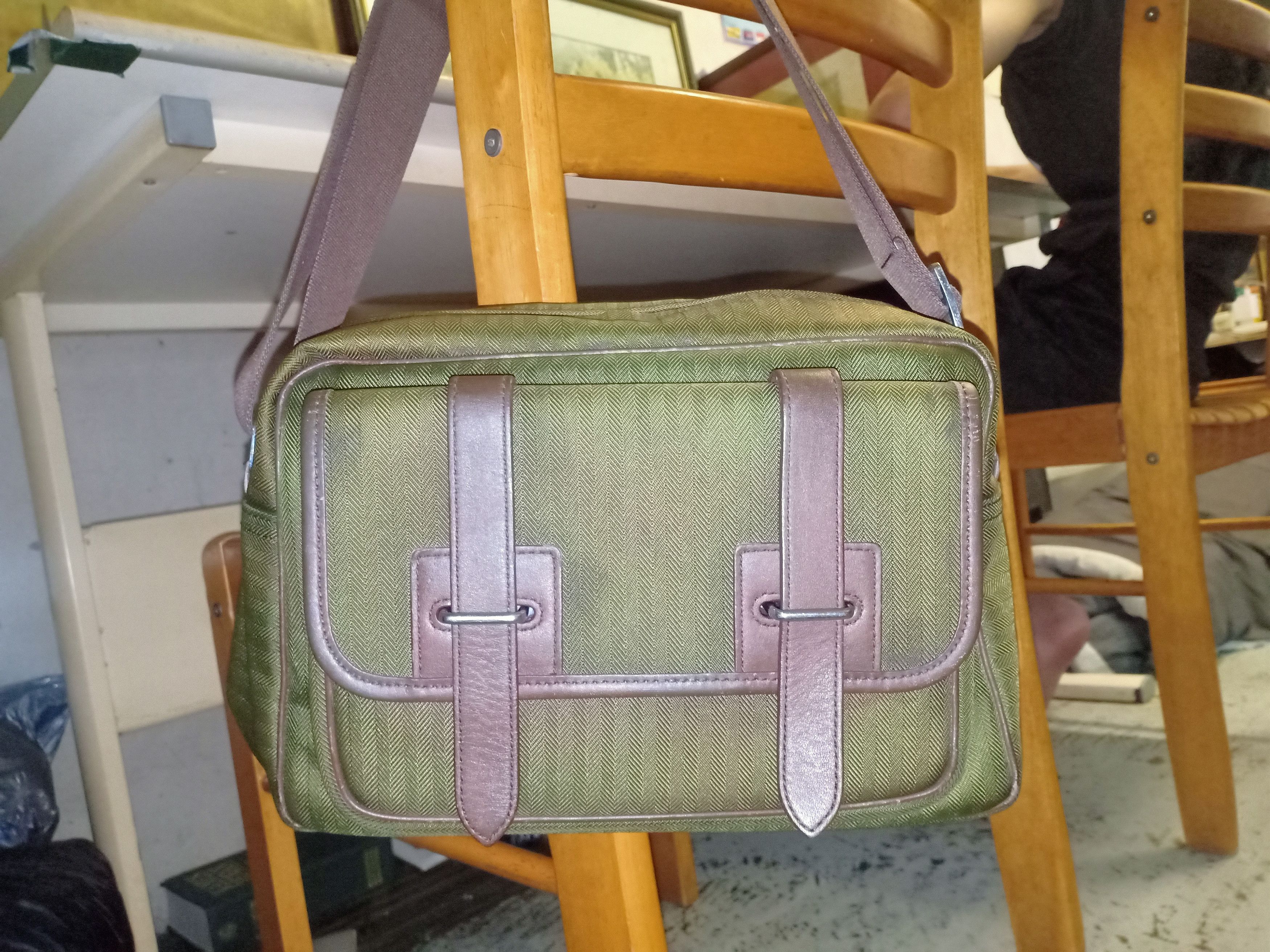 Hermes Original Hermes Steve Limited Edition Nylon Olive Green Size ONE SIZE - 17 Thumbnail