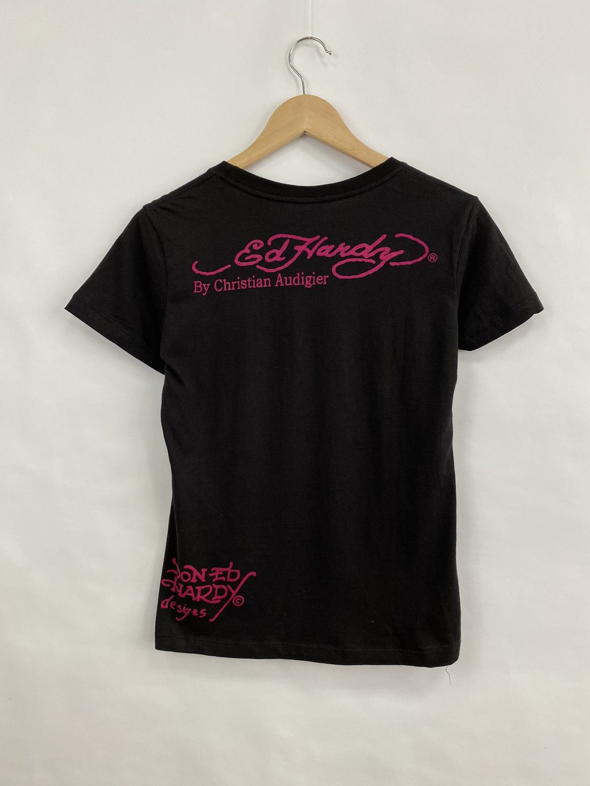 Ed Hardy 🇺🇸 Vintage Ed Hardy Christian Audigier Y2K T-Shirt Rare Retro Size L / US 10 / IT 46 - 6 Thumbnail