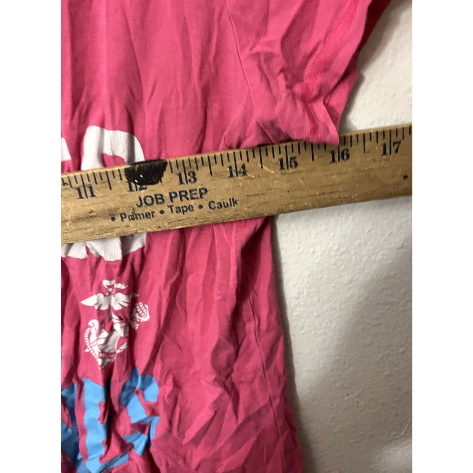 Under Armour Under Armour Marine Corps T-Shirt Women's Large Pink V-Neck Short Sleeve Athleisure Size L / US 10 / IT 46 - 5 Thumbnail