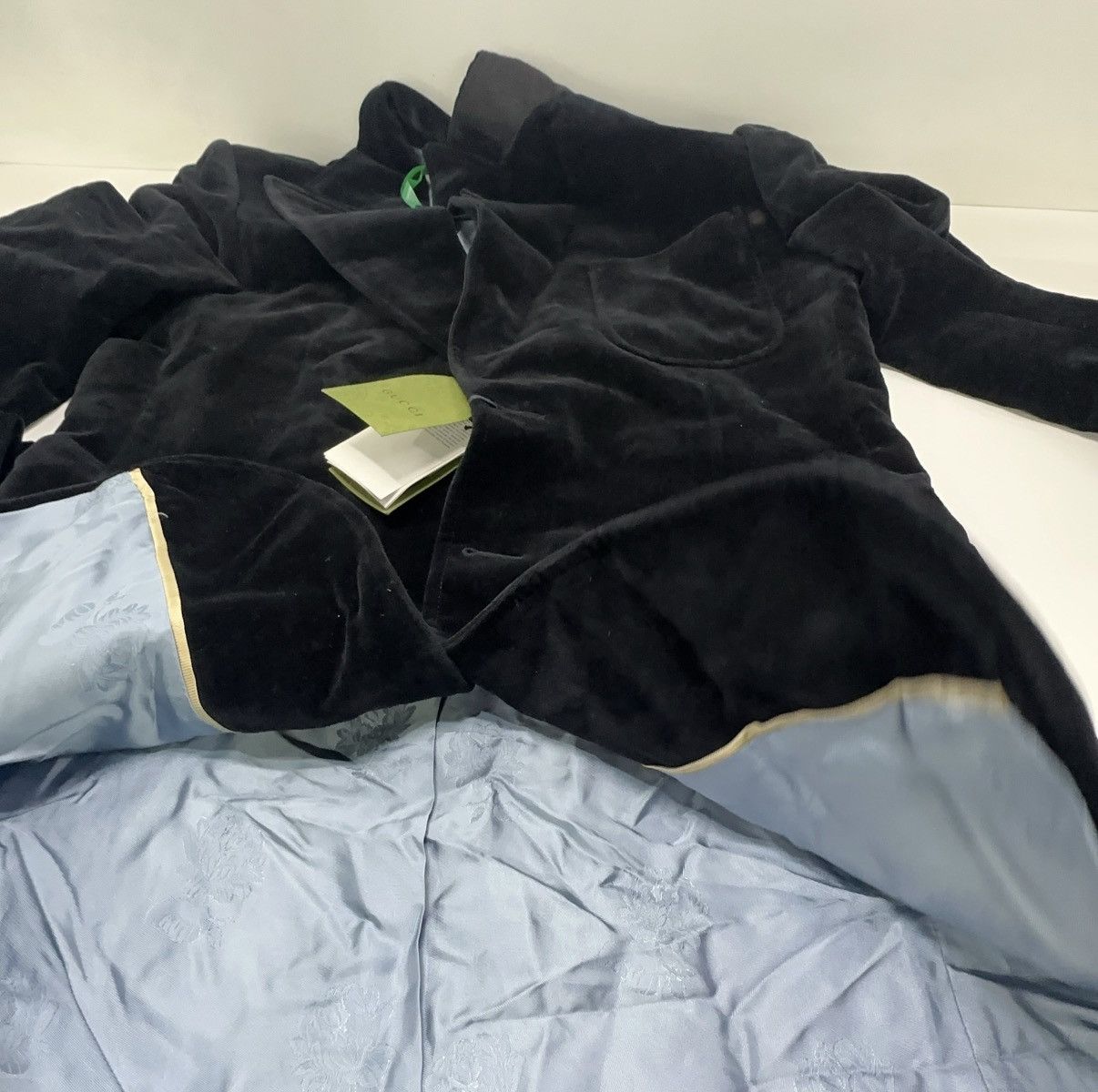 Gucci Gucci Velvet Single-breasted Blazer Size 50S - 4 Thumbnail