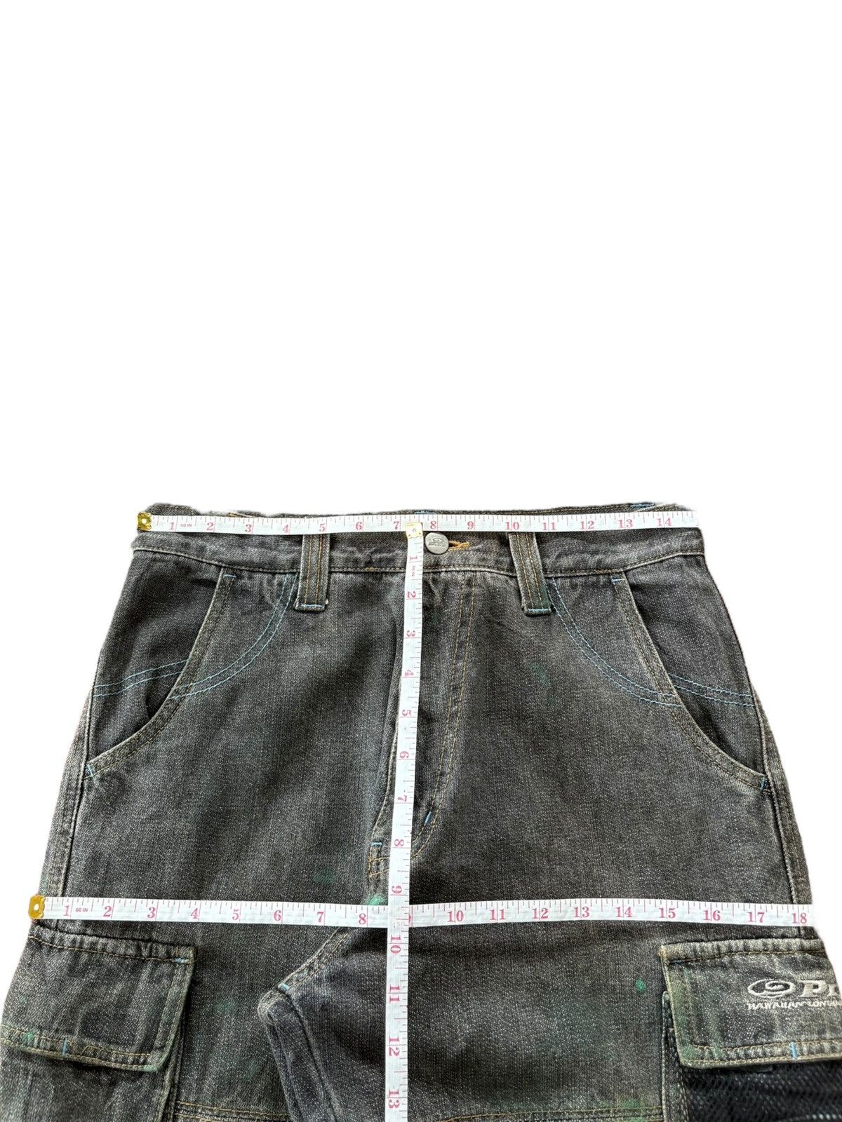 FUCT Vintage Japanese Brand Painted Cargo Baggy Jeans Size US 30 / EU 46 - 6 Thumbnail