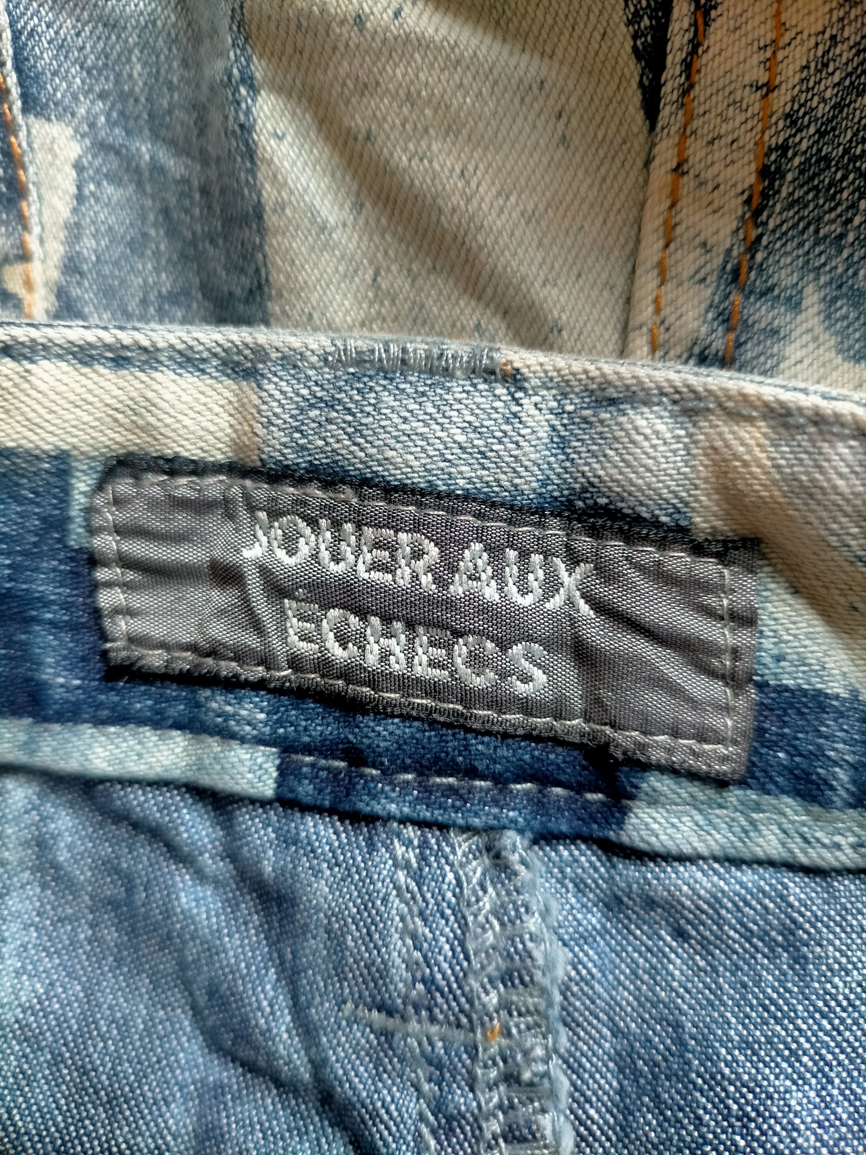 Hysteric Glamour Flare Jeans Jouer Aux Echecs OverPrint Button Boot cut Size US 34 / EU 50 - 21 Thumbnail