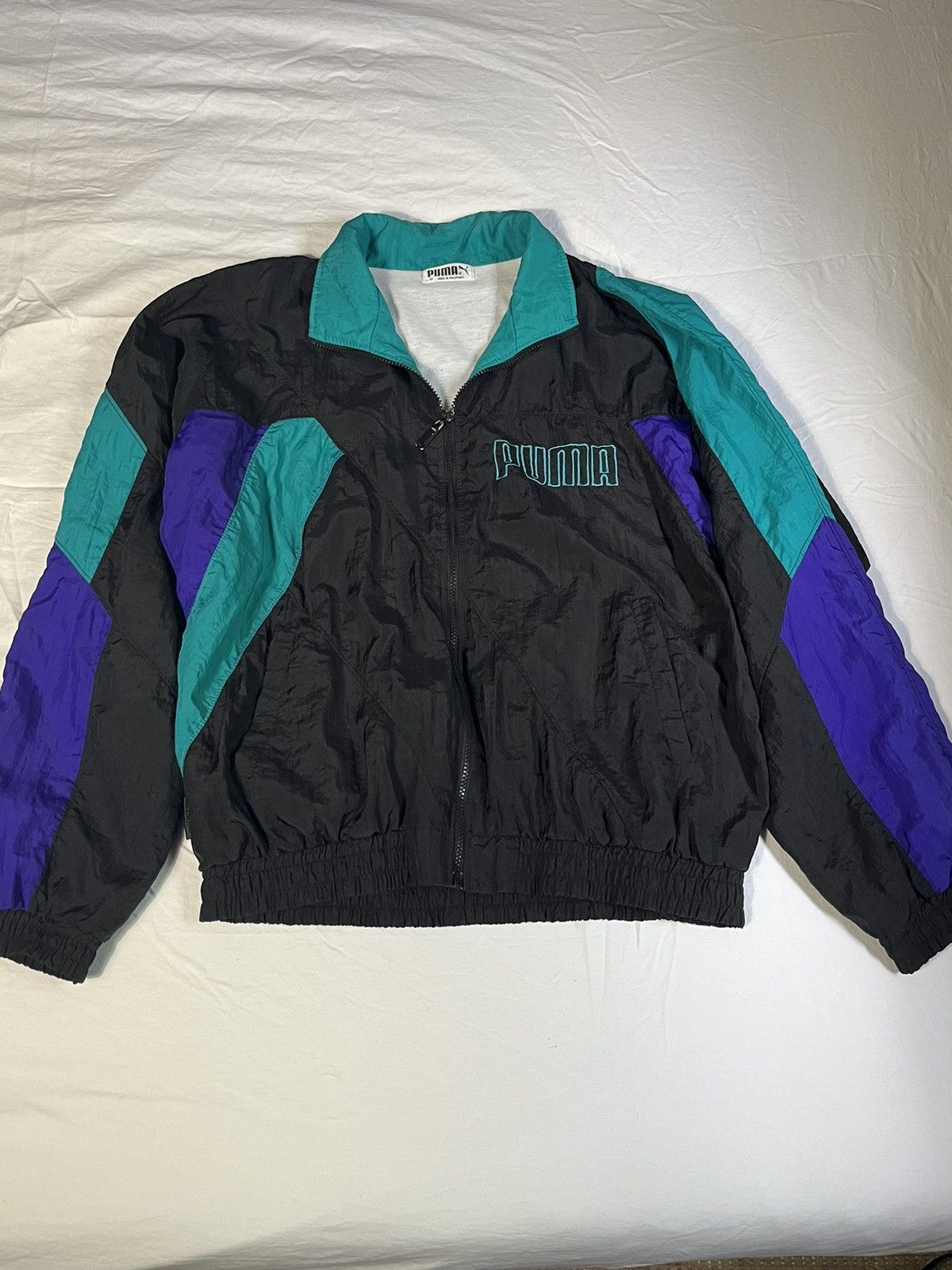 Puma Vintage Puma Windbreaker Size US M / EU 48-50 / 2 - 1 Thumbnail