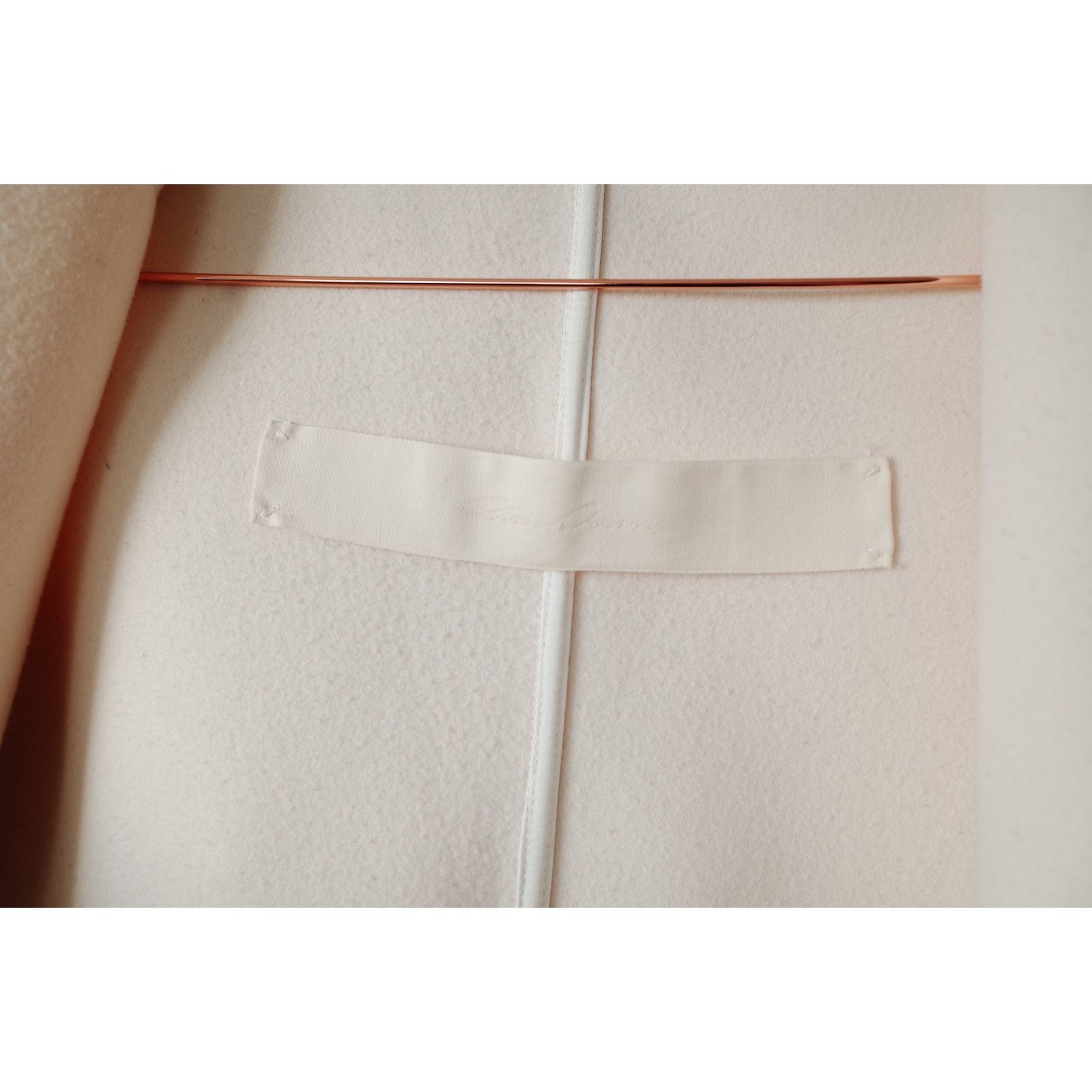 Rick Owens Rick Owens Cocoon Virgin Wool & Silk Coat in Milk US 6 IT 40 Size M / US 6-8 / IT 42-44 - 5 Thumbnail