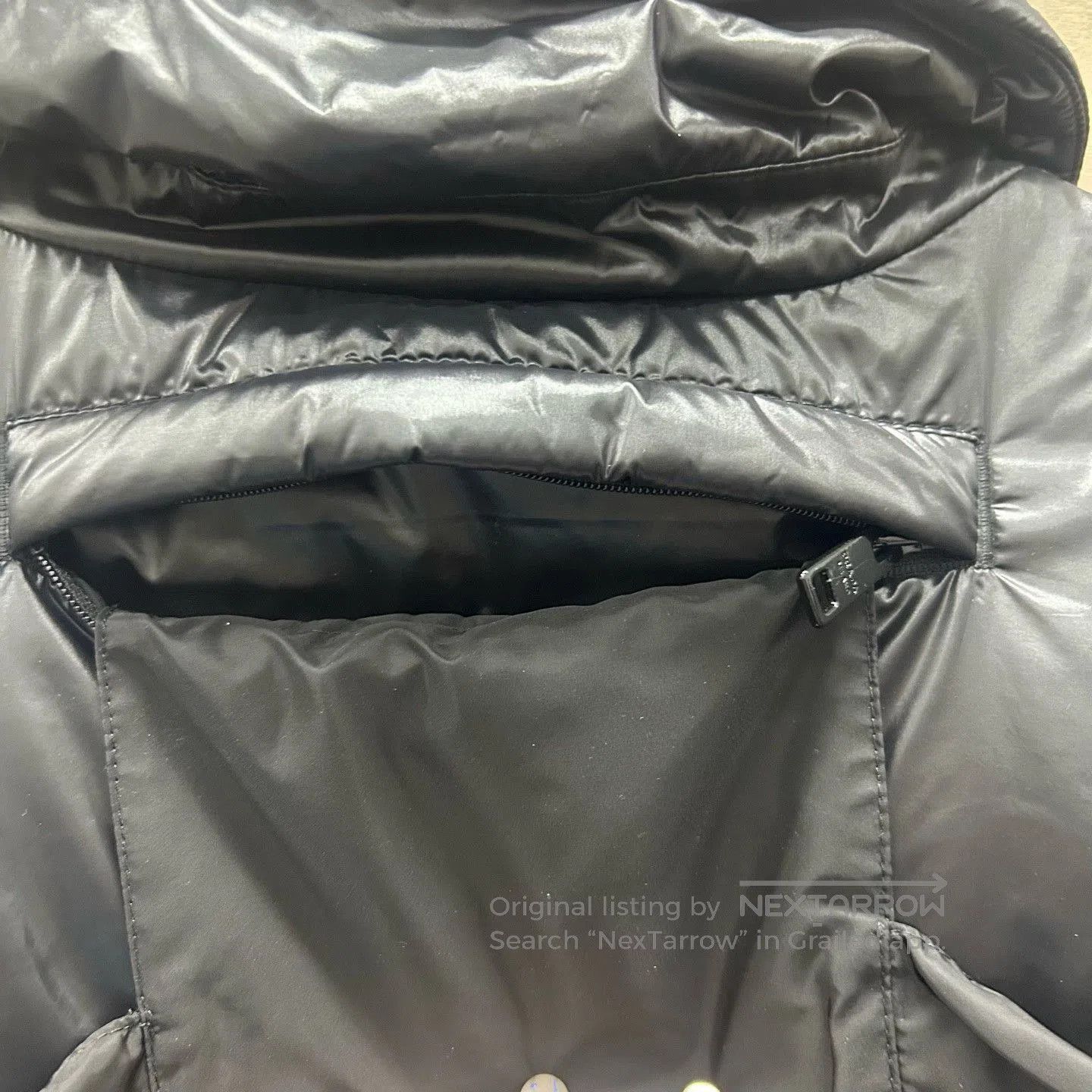 Prada prada nylon down jacket with hidden hood. Size US M / EU 48-50 / 2 - 4 Thumbnail