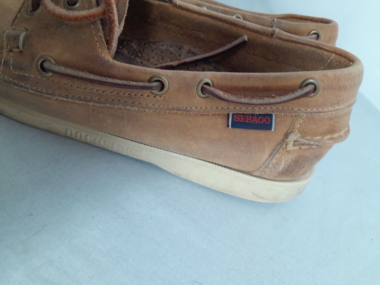 Sebago Sebago Classic Dan Brown Grained Leather Penny Loafers Size US 8 / EU 41 - 3 Thumbnail