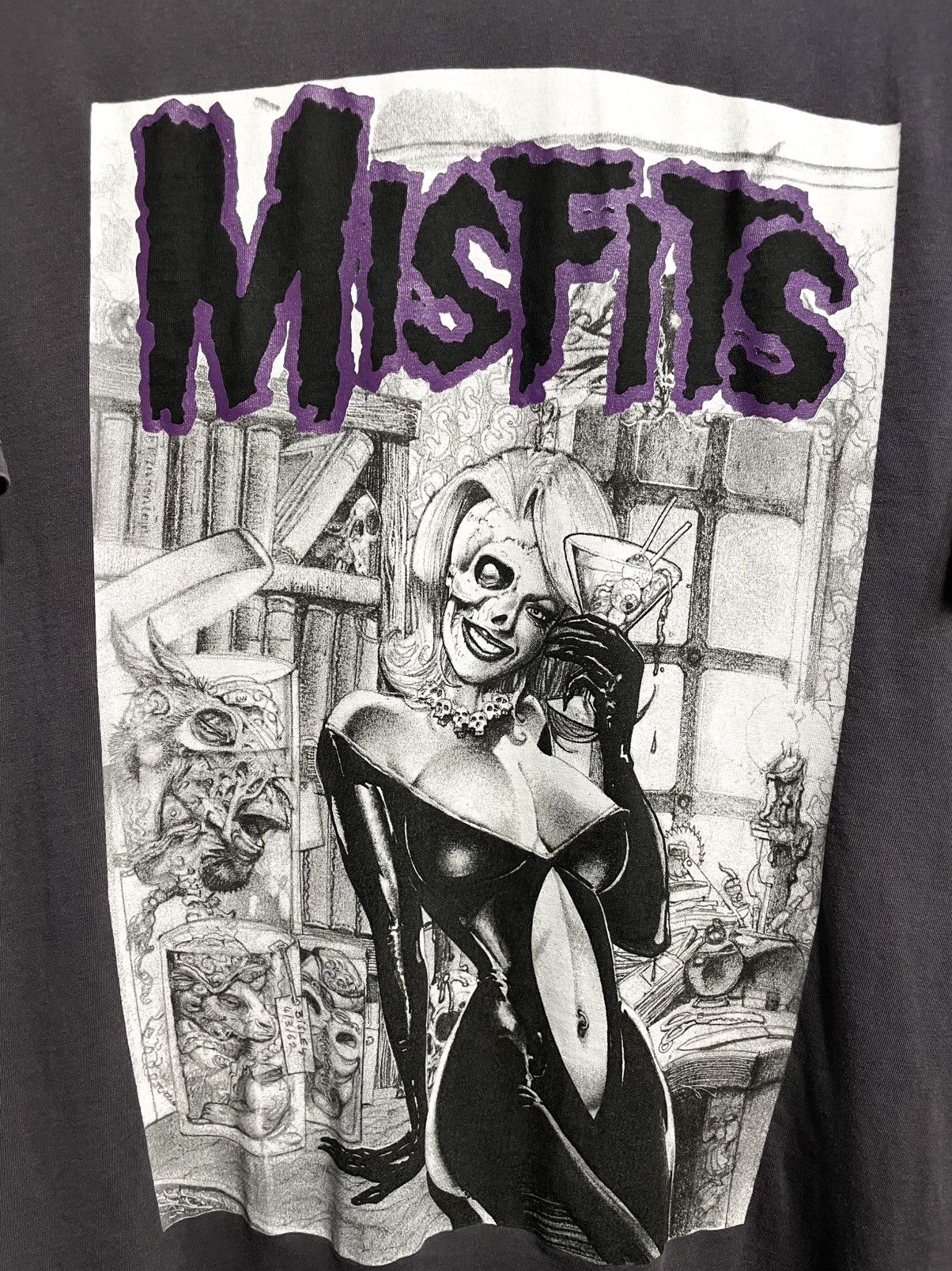 Band Tees Misfits Die, Die My Darling Crimson Ghost Punk Band T-Shirt Size US XL / EU 56 / 4 - 4 Thumbnail