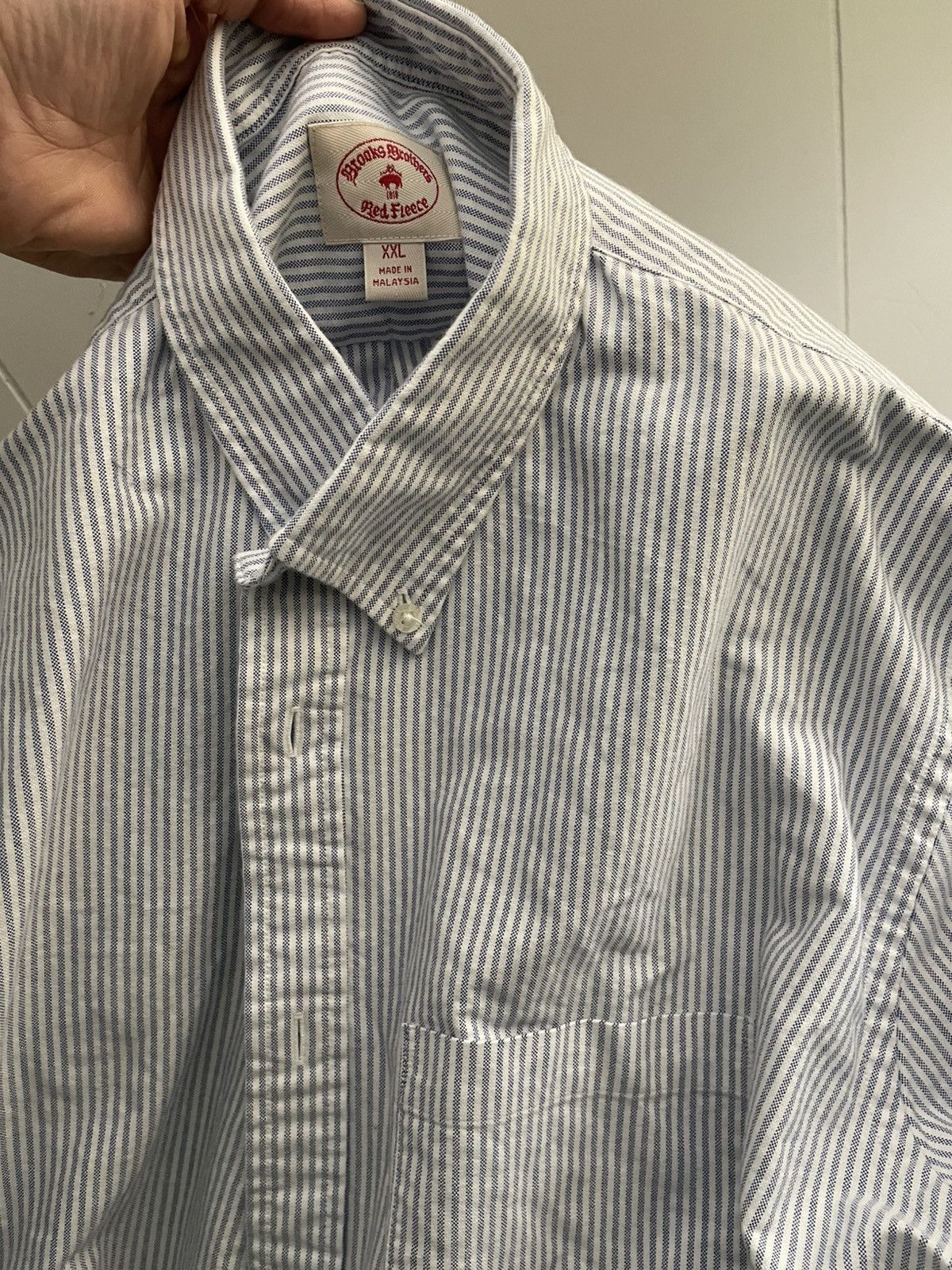 Brooks Brothers Red fleece dress shirt Size US XXL / EU 58 / 5 - 1 Thumbnail