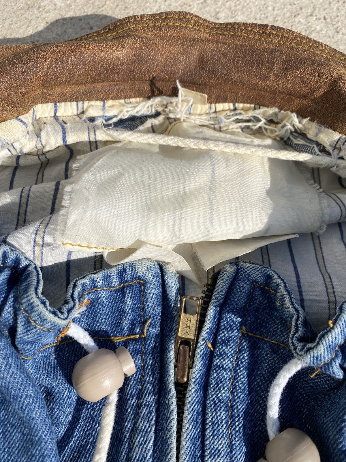 Vintage Vintage Y2k Denim Oversized Jacket Size US L / EU 52-54 / 3 - 23 Thumbnail