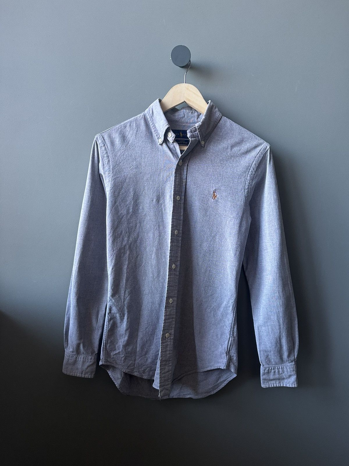 Ralph Lauren Ralph Lauren Oxford Grey Logo Shirt Size S Size S / US 4 / IT 40 - 1 Thumbnail