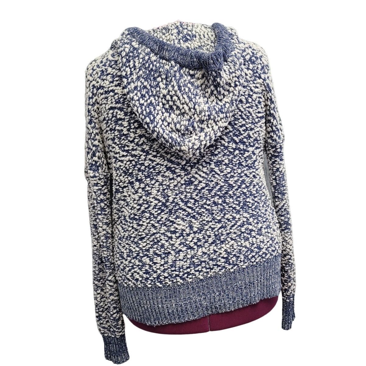 Almost Famous Almost Famous Womens 2X PolyAcrylic V Neck Hooded Sweater Size XXL / US 16-18 / IT 52-54 - 4 Thumbnail