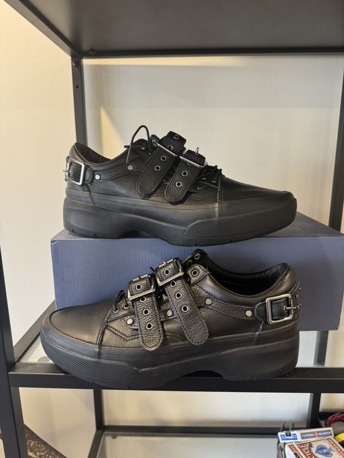 Vans Vans Old Skool Premium Efron Danzig Buckle Shoes Leather Size US 8.5 / EU 41-42 - 1 Thumbnail