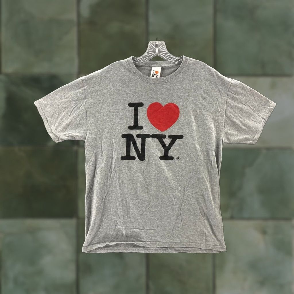 Sea New York I Love NY T Shirt Mens Large Official Gray NYC New York Size US XL / EU 56 / 4 - 1 Thumbnail