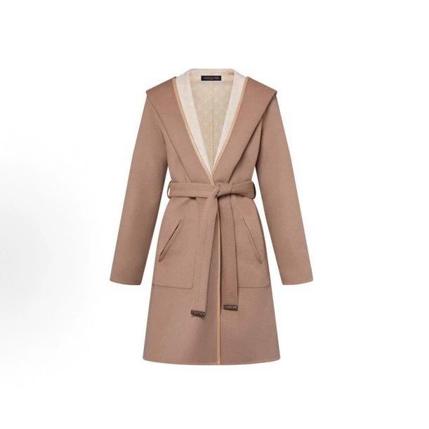 Louis Vuitton Louis Vuitton Beige Double-Sided Hooded Coat - dmc Size US S / EU 44-46 / 1 - 1 Thumbnail