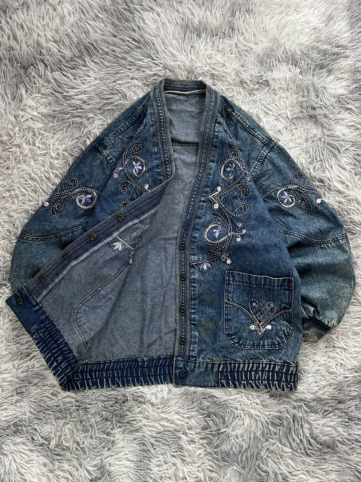 Vintage Vintage Bora Jeans jacket Size US S / EU 44-46 / 1 - 3 Thumbnail