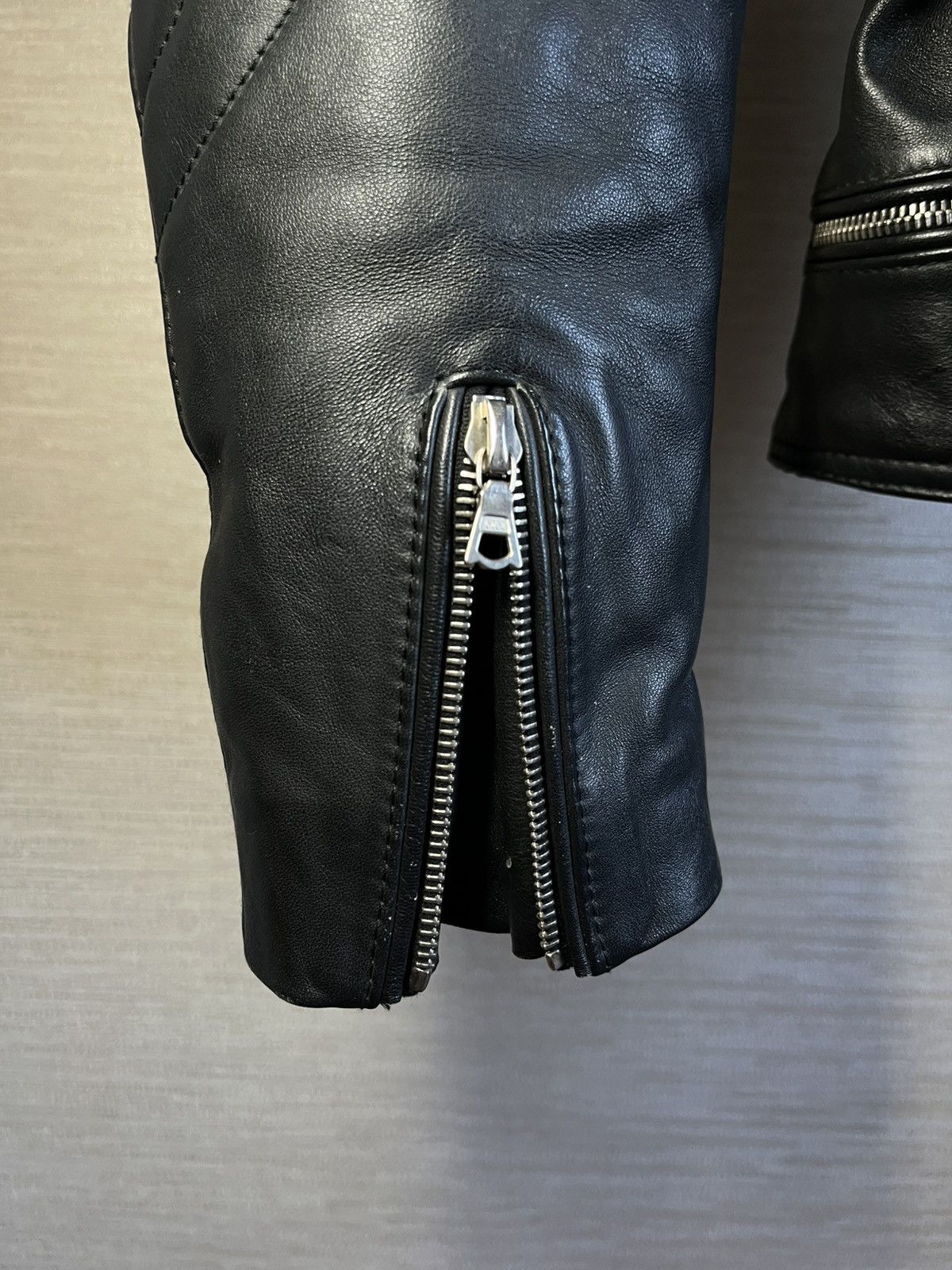Other Vintage Schwabenleder Leather Moto Jacket Size US S / EU 44-46 / 1 - 2 Thumbnail