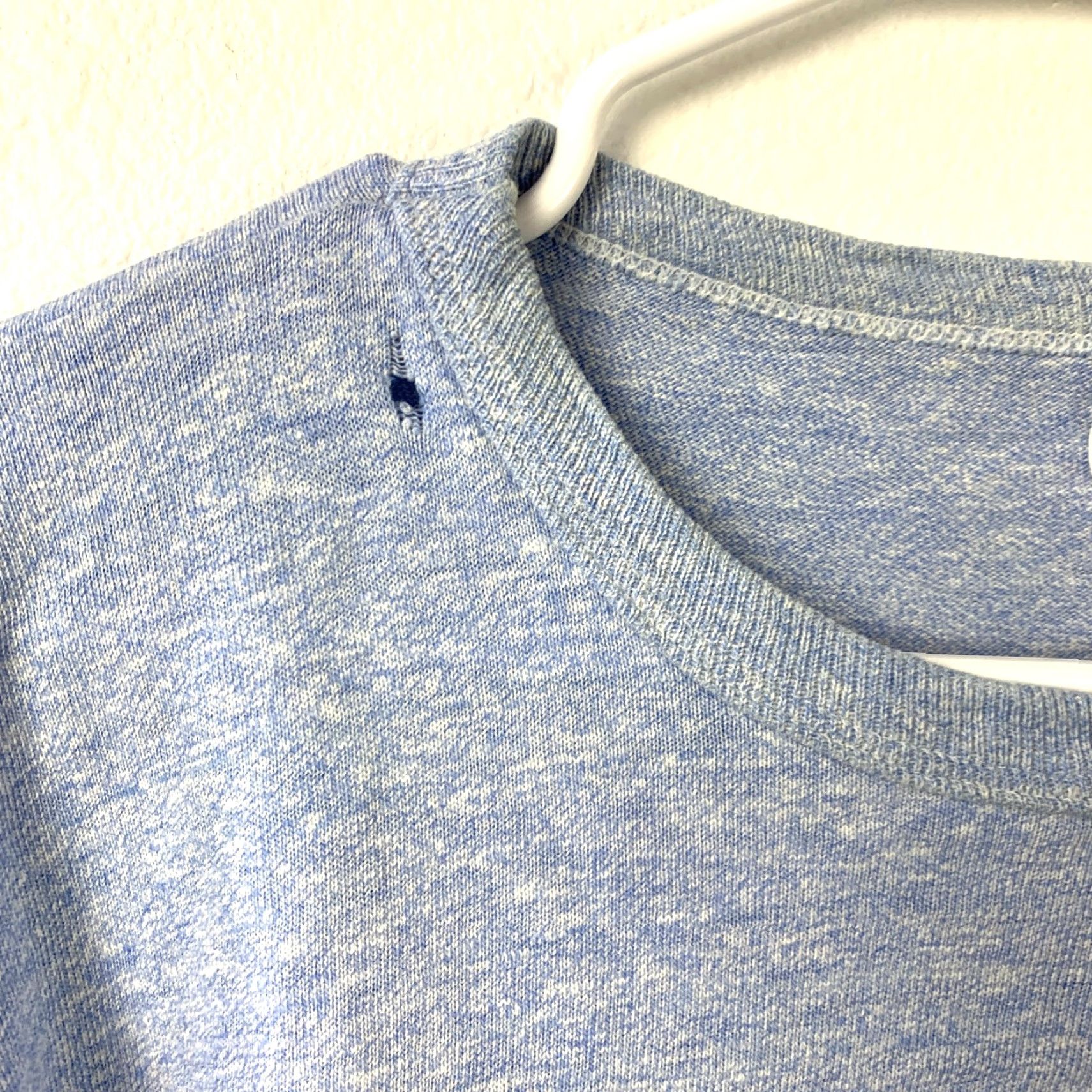 Champion VINTAGE Champion Marled Blue Ringer T-Shirt XL Men Size XL Short Sleeve 1980s Sportswear/Beach Size US XL / EU 56 / 4 - 3 Thumbnail