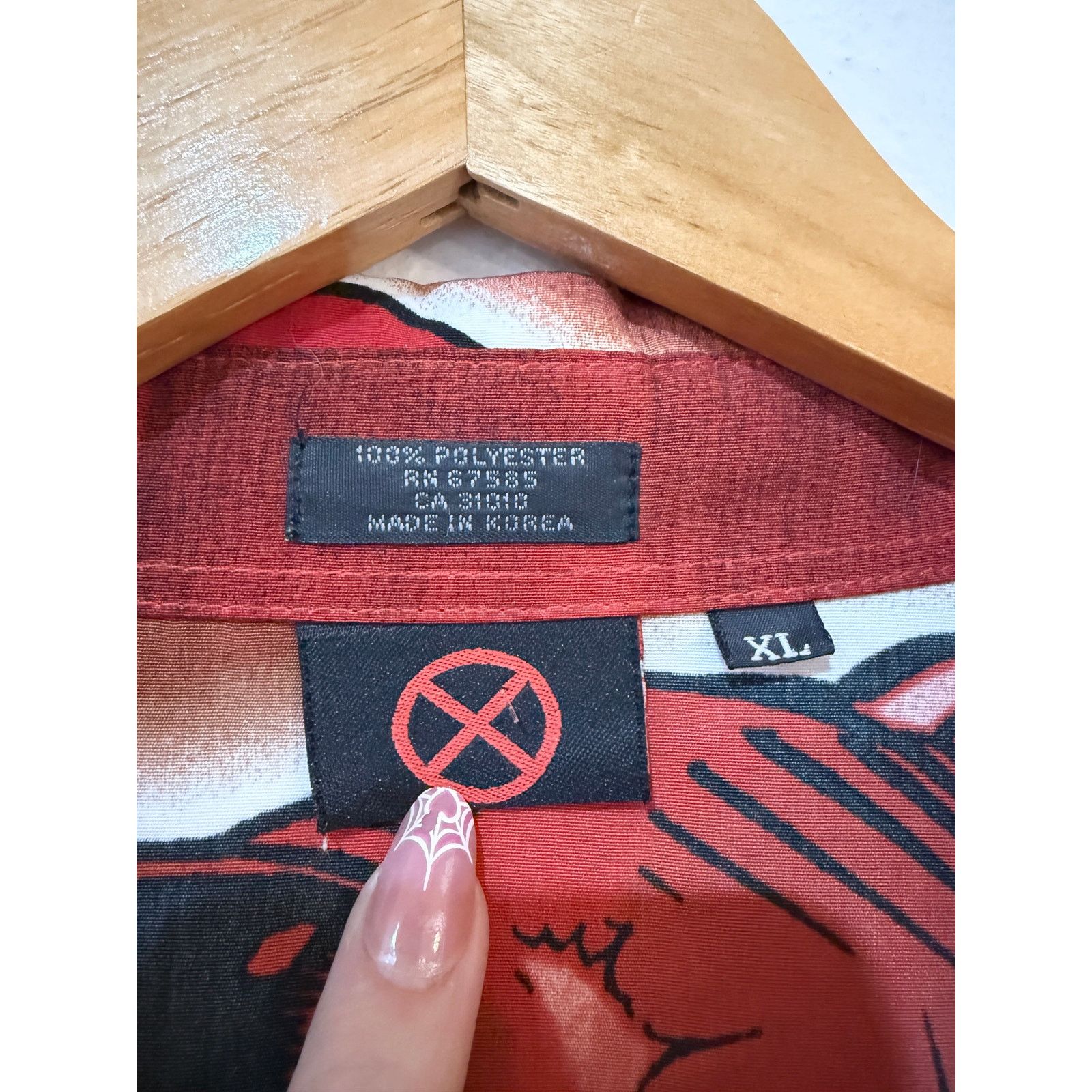 Marvel Comics Y2K Marvel X-Men Wolverine All Over Print Button Up size XL Size US XL / EU 56 / 4 - 7 Thumbnail