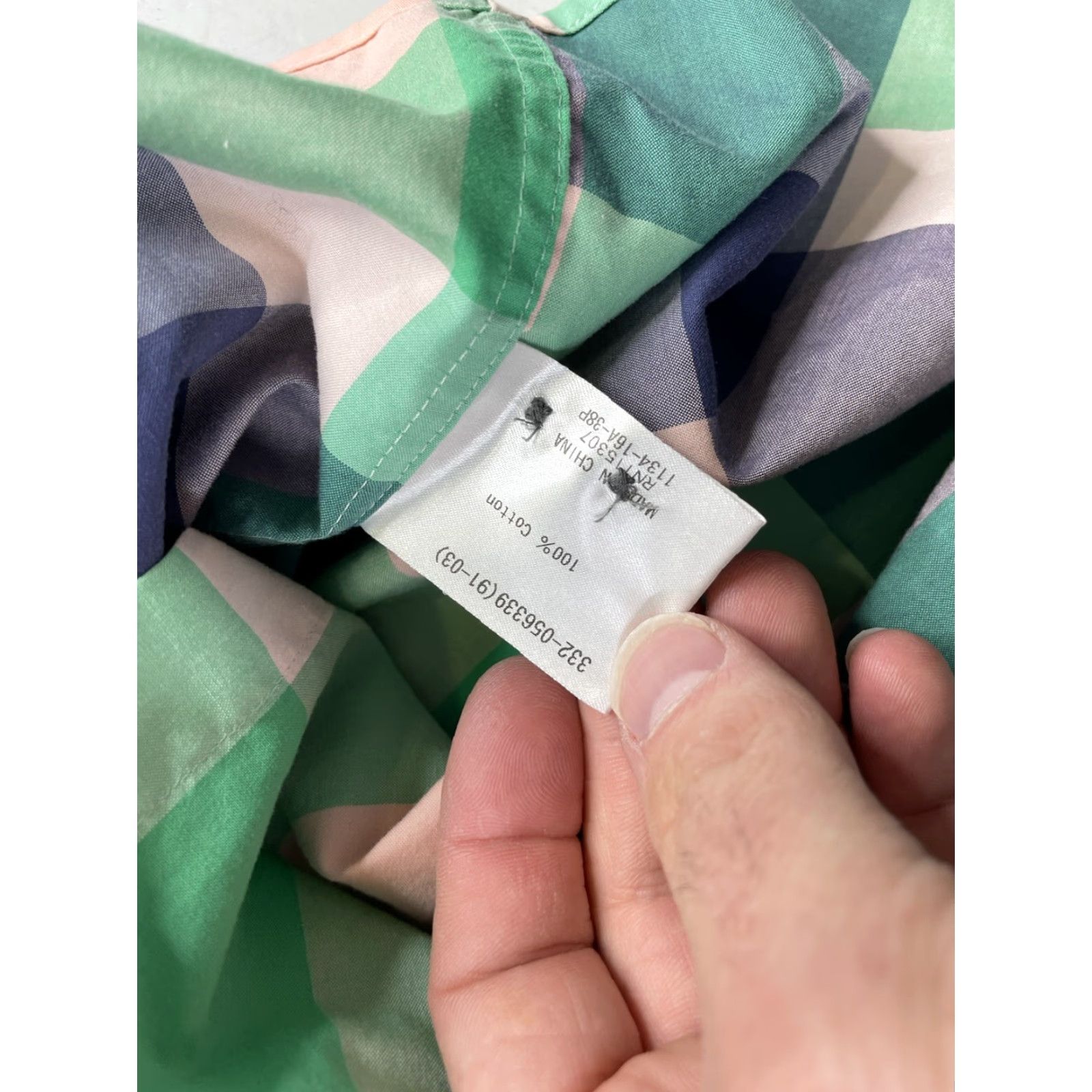 Uniqlo Uniqlo Opening Ceremony Mens Shirt Button-Up Colorful Plaid Long Sleeve Size L Multicolor Size US L / EU 52-54 / 3 - 4 Thumbnail