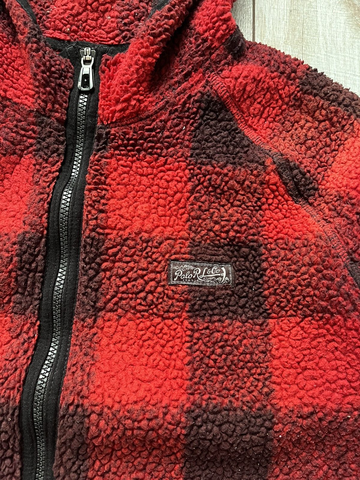 Polo Ralph Lauren × Vintage Vintage Hoodie Polo Ralph Lauren Full Zip Y2K Size US L / EU 52-54 / 3 - 4 Thumbnail