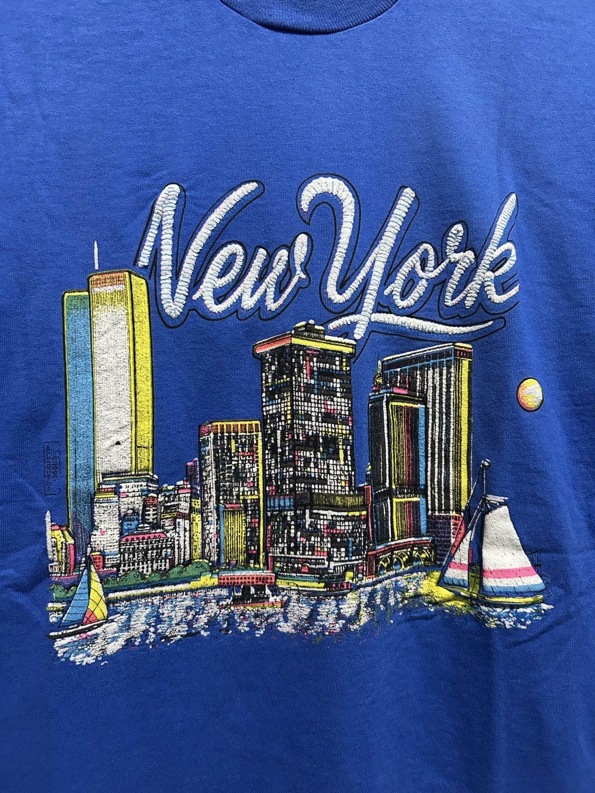 Vintage vintage newyork 1990 tee Size US L / EU 52-54 / 3 - 2 Thumbnail